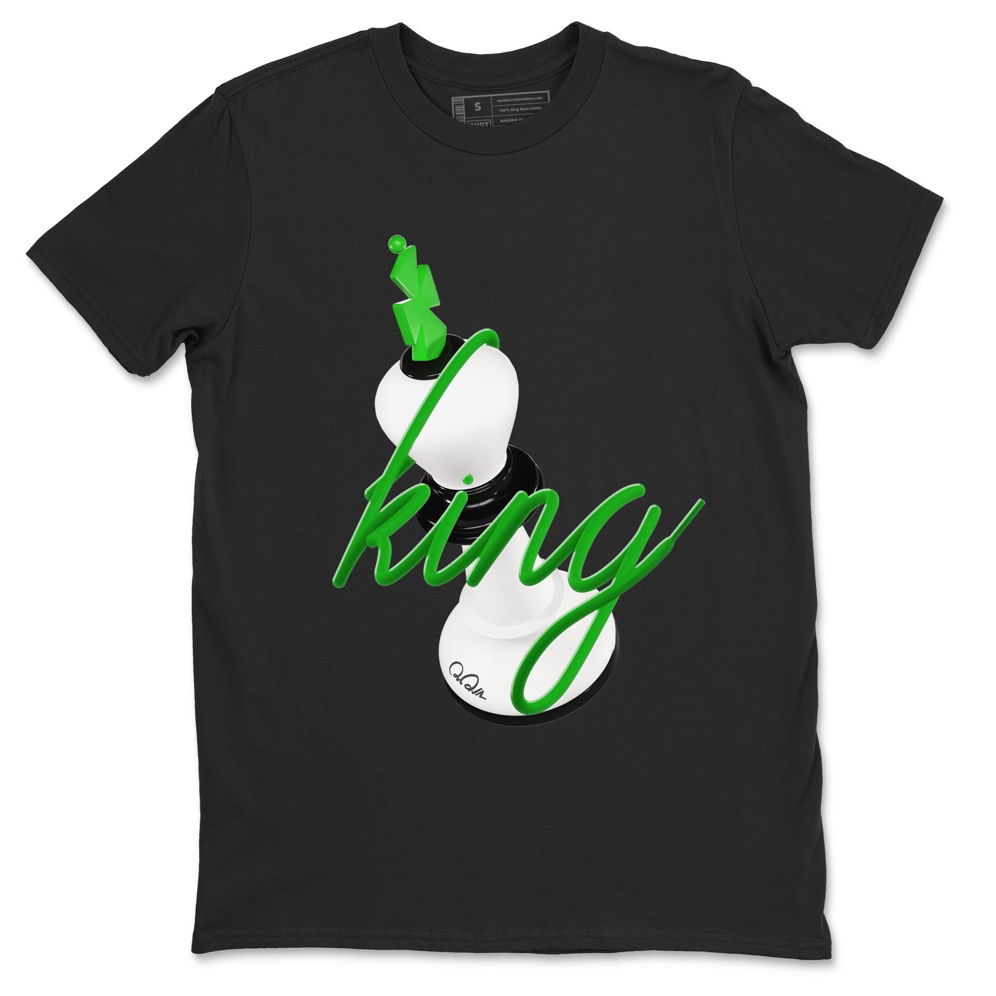3D King snkmatch Tees - Air Jordan 5 Lucky Green