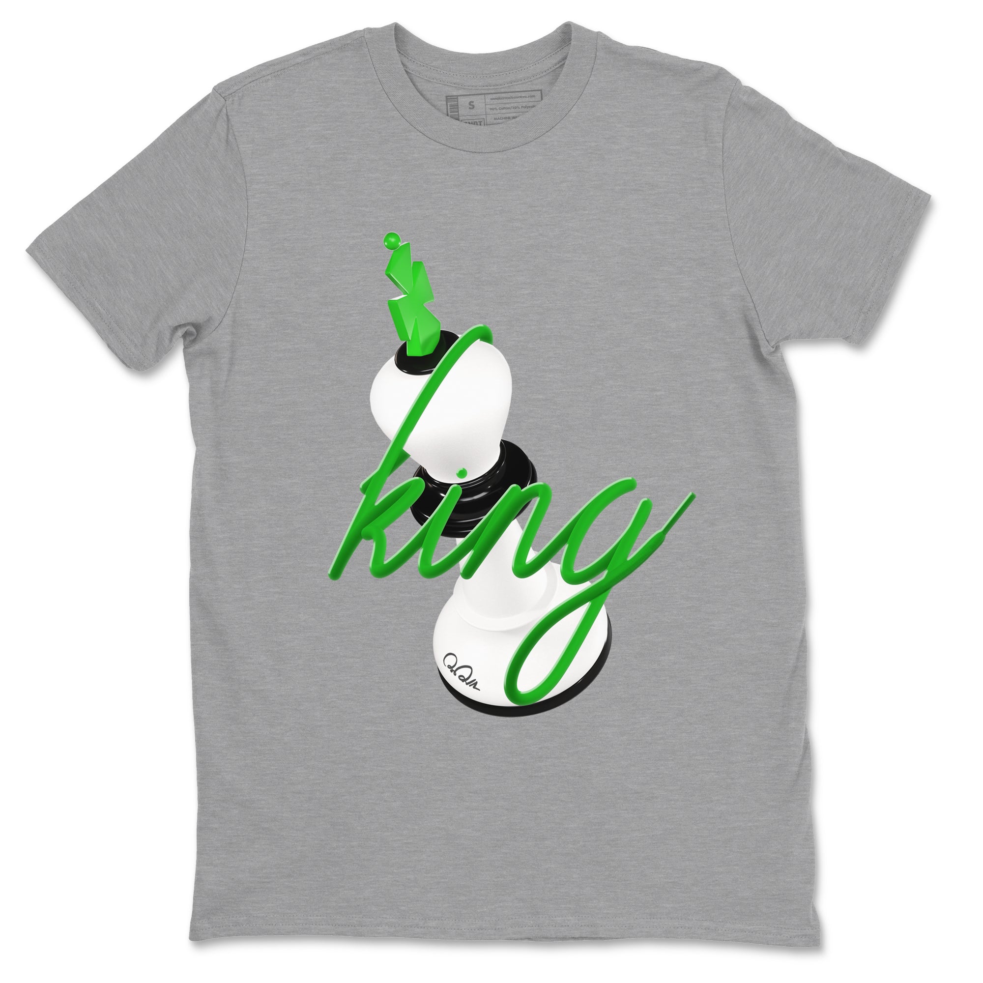 3D King snkmatch Tees - Air Jordan 5 Lucky Green