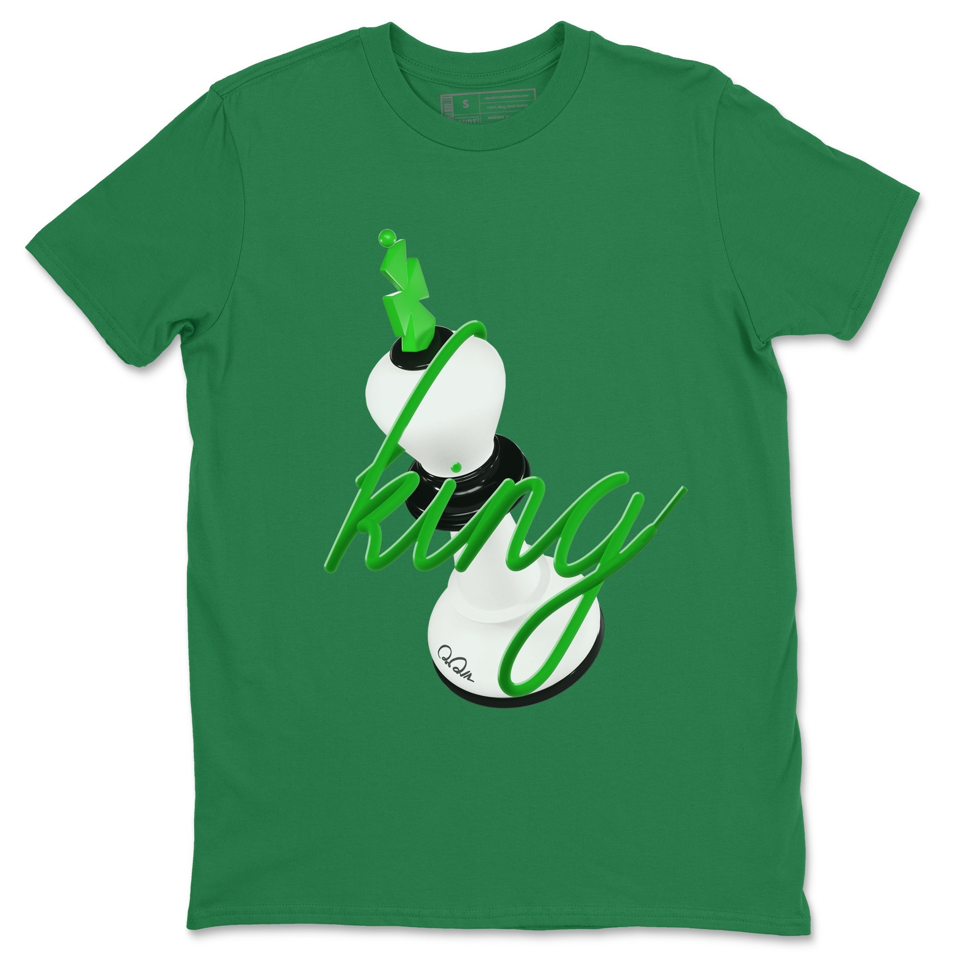 3D King snkmatch Tees - Air Jordan 5 Lucky Green