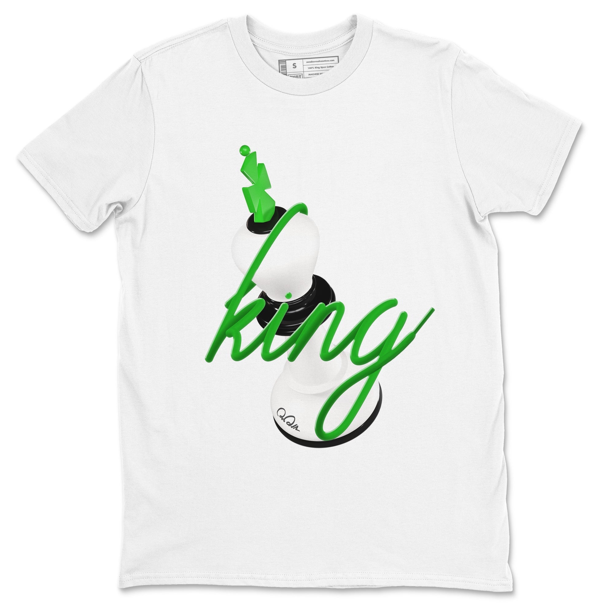 3D King snkmatch Tees - Air Jordan 5 Lucky Green