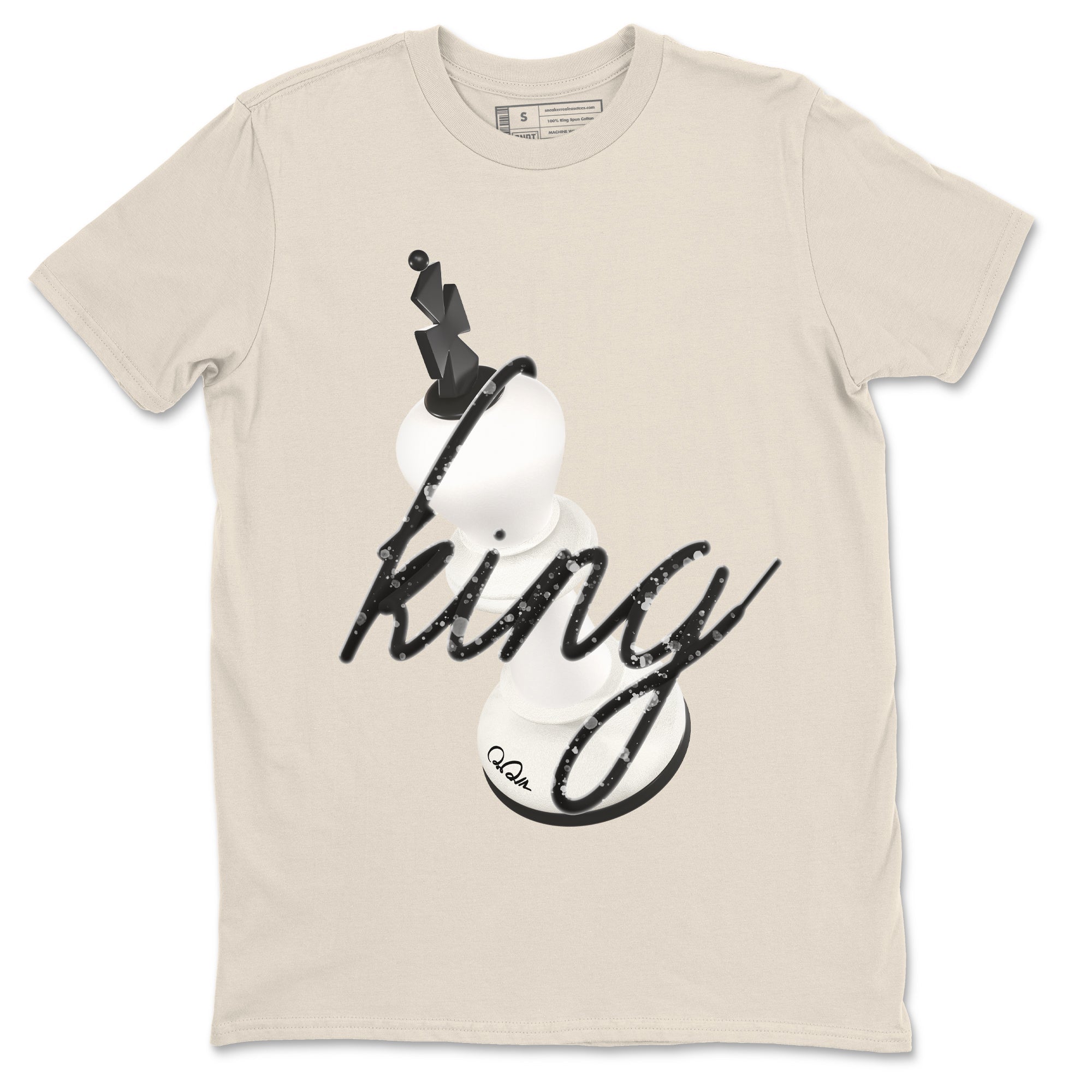 3D King snkmatch Tees - Air Jordan 5 Sail