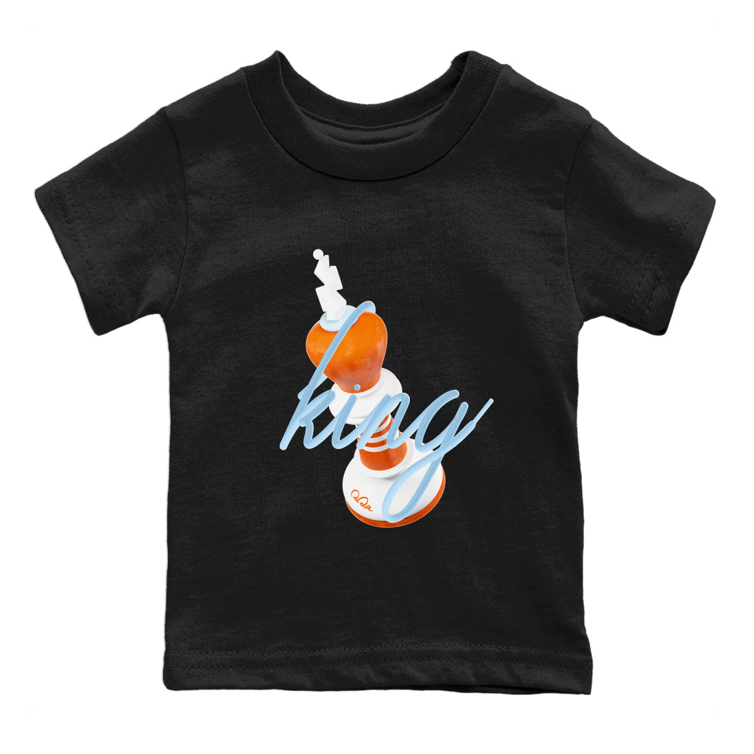 3D King snkmatch Tee Kids - Crazy 8 Team Orange