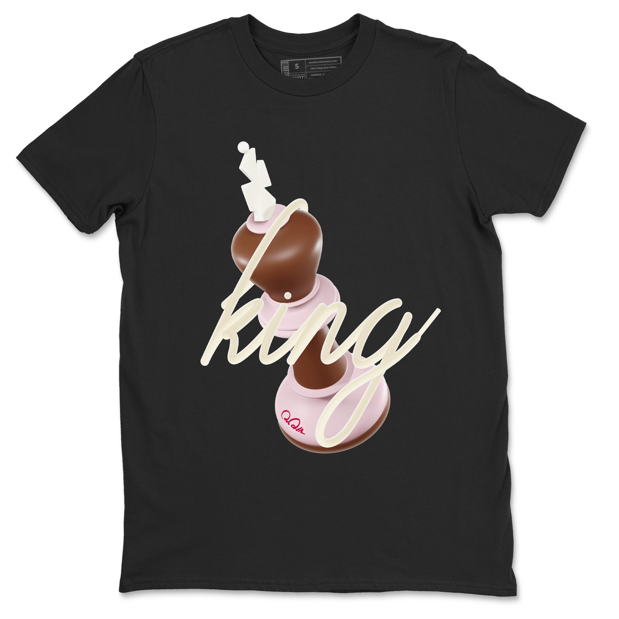 3D King snkmatch Tees - Dunk Cacao Wow And Pink Foam