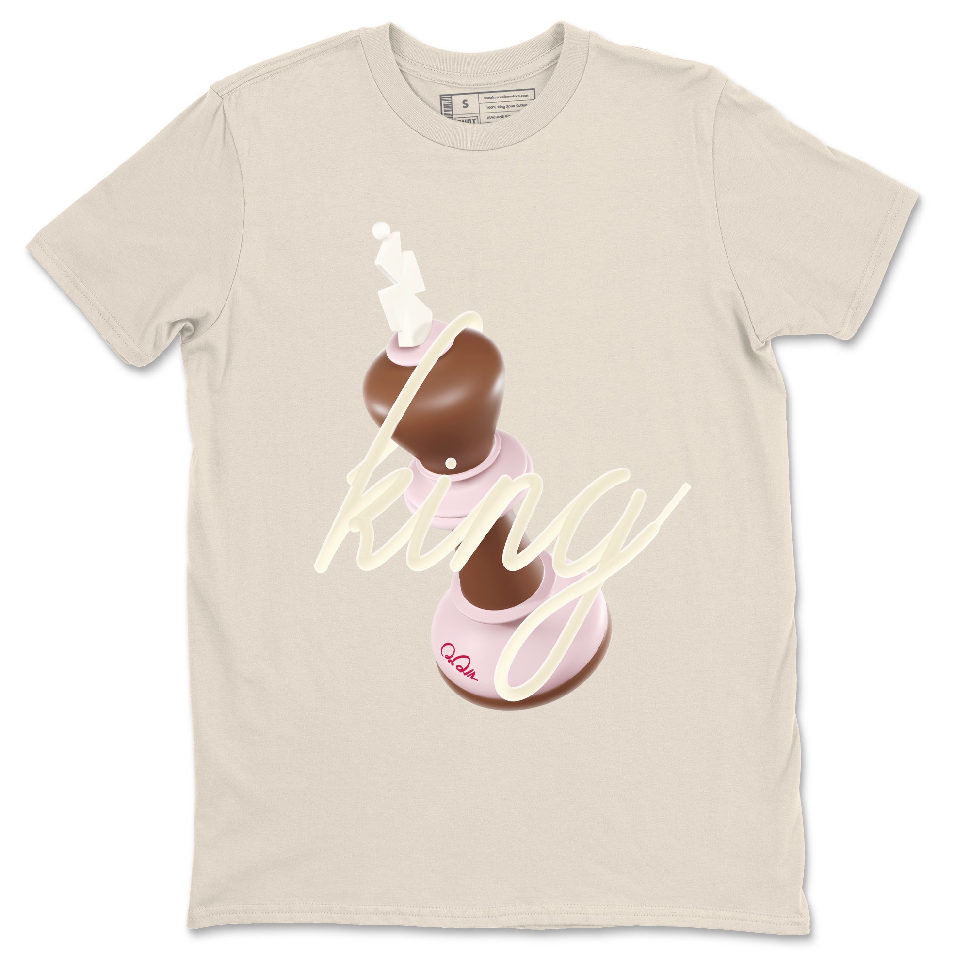 3D King snkmatch Tees - Dunk Cacao Wow And Pink Foam