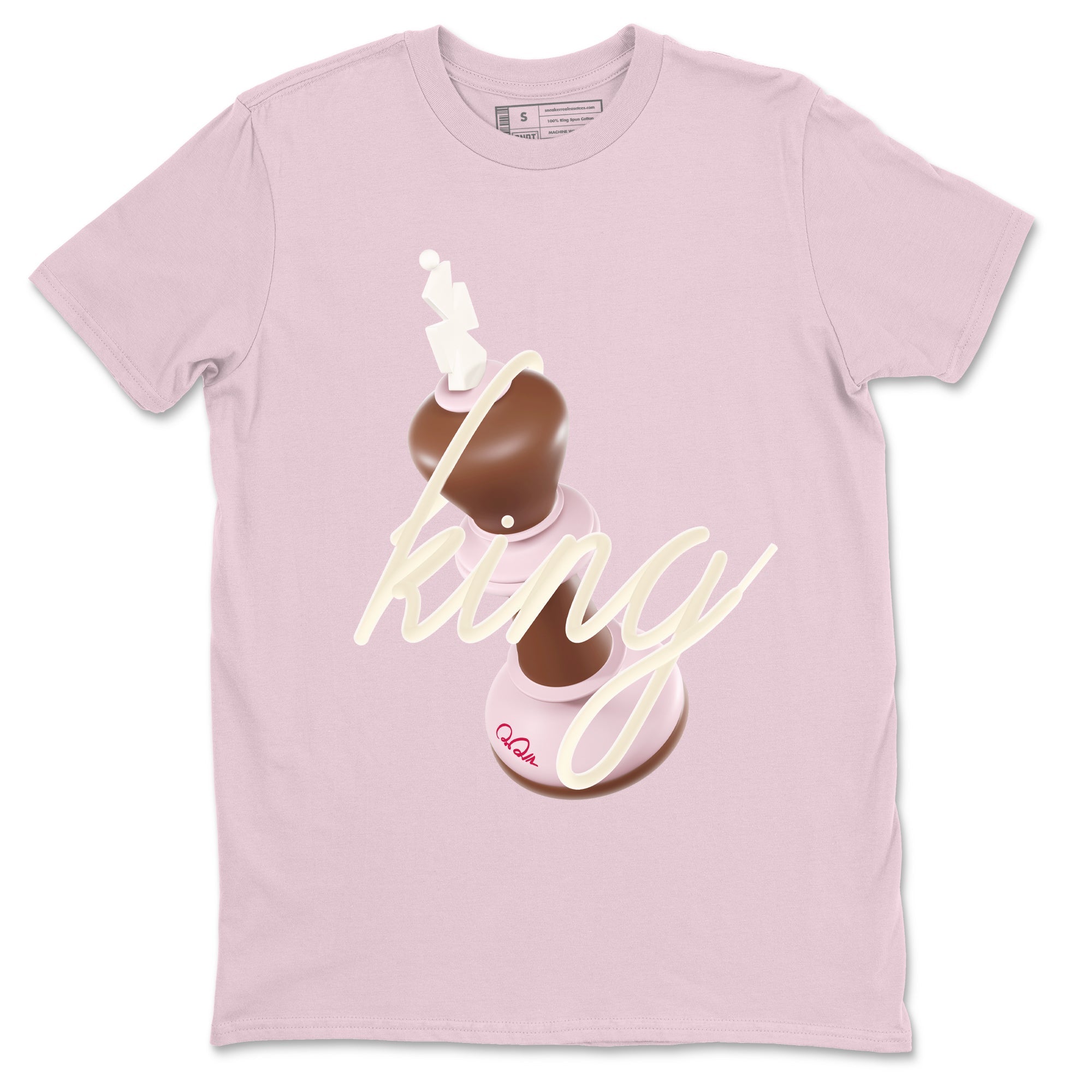 3D King snkmatch Tees - Dunk Cacao Wow And Pink Foam