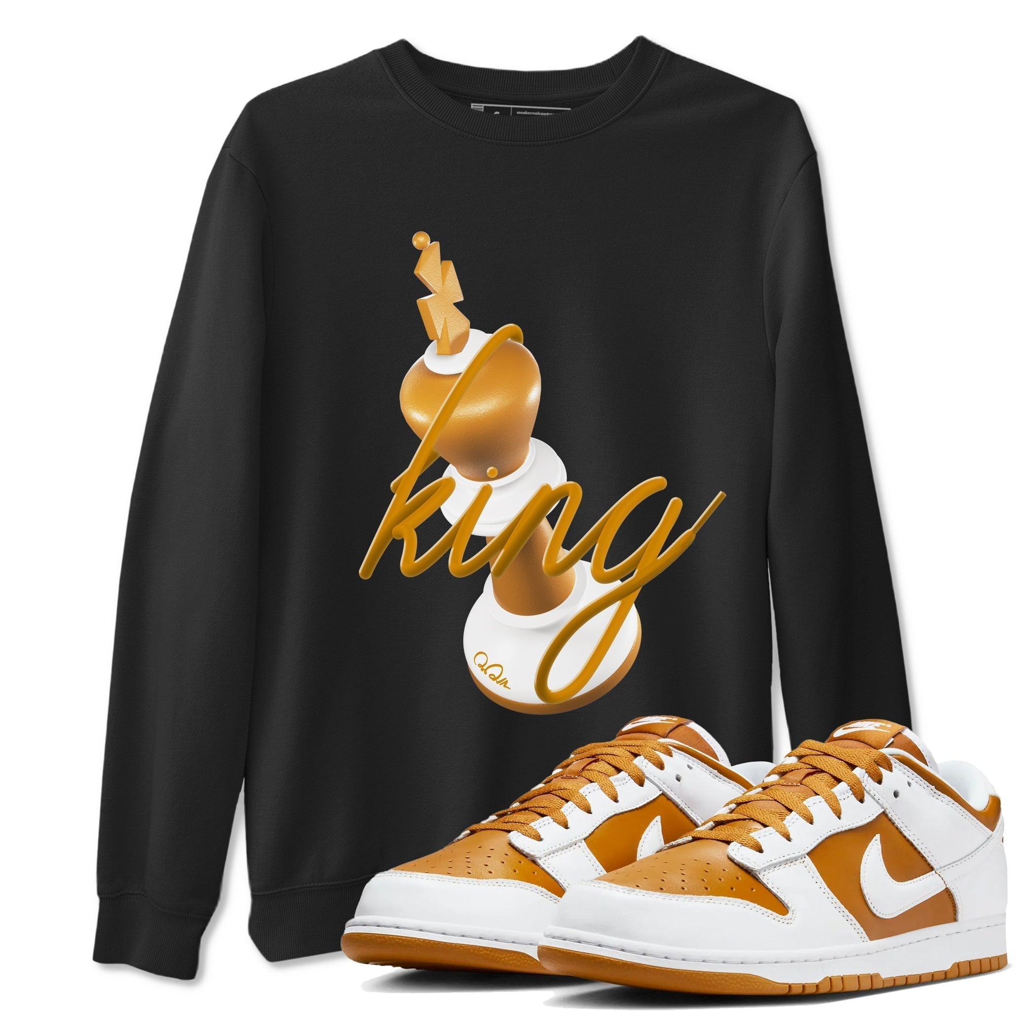 3D King snkmatch Tees - Dunk Dark Curry