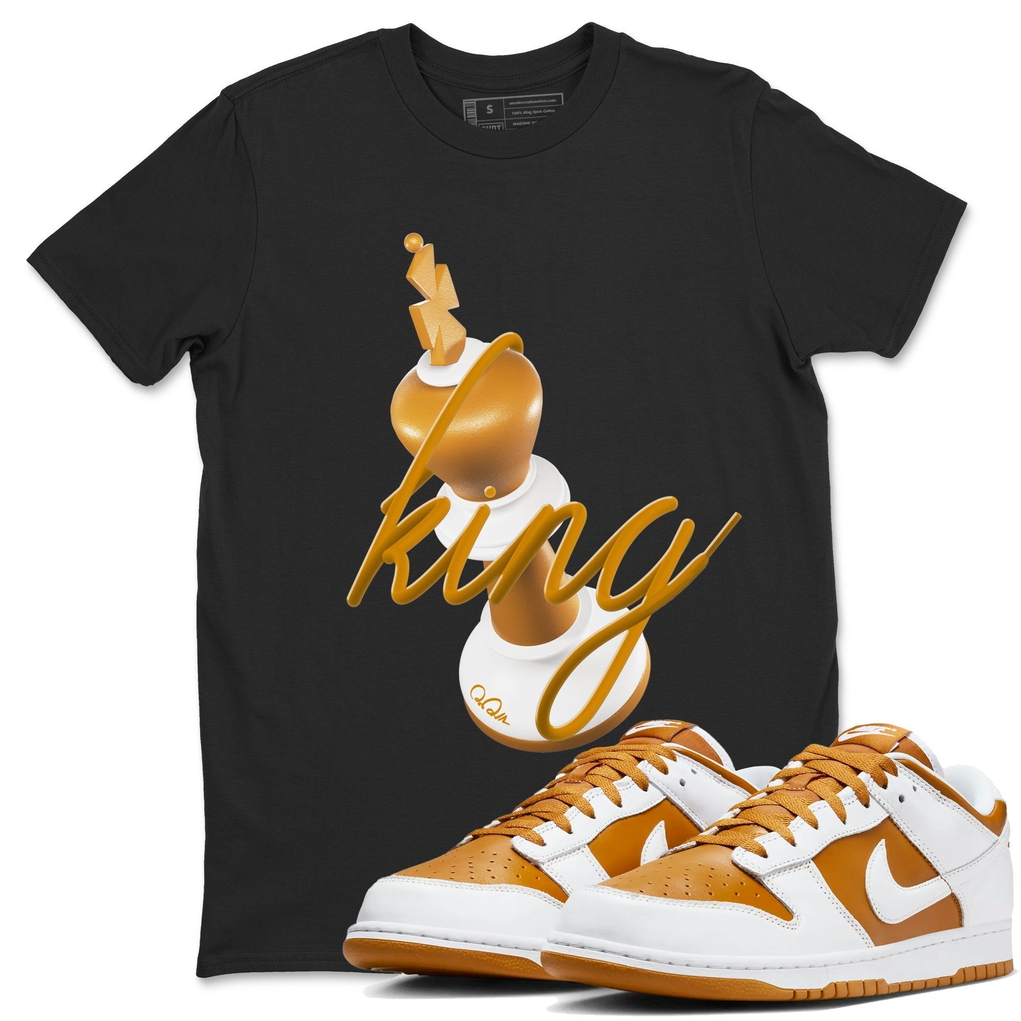 3D King snkmatch Tees - Dunk Dark Curry