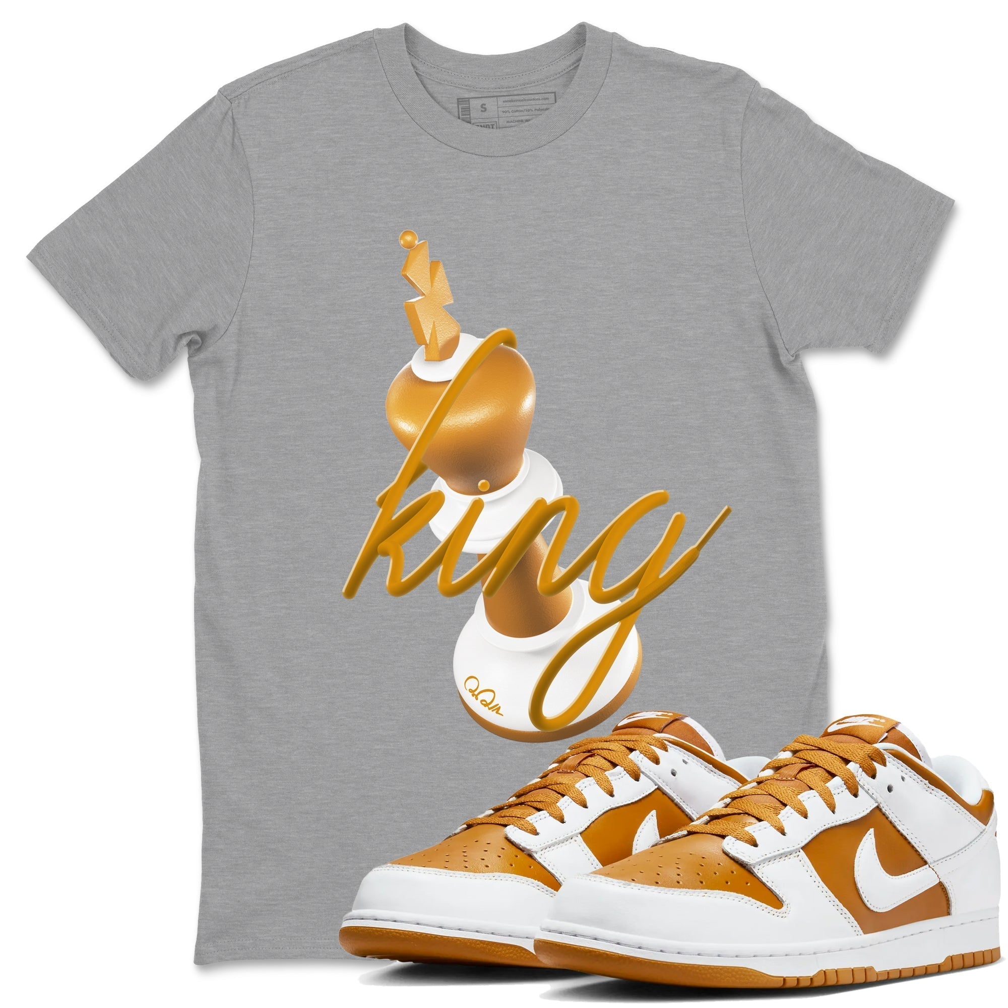 3D King snkmatch Tees - Dunk Dark Curry
