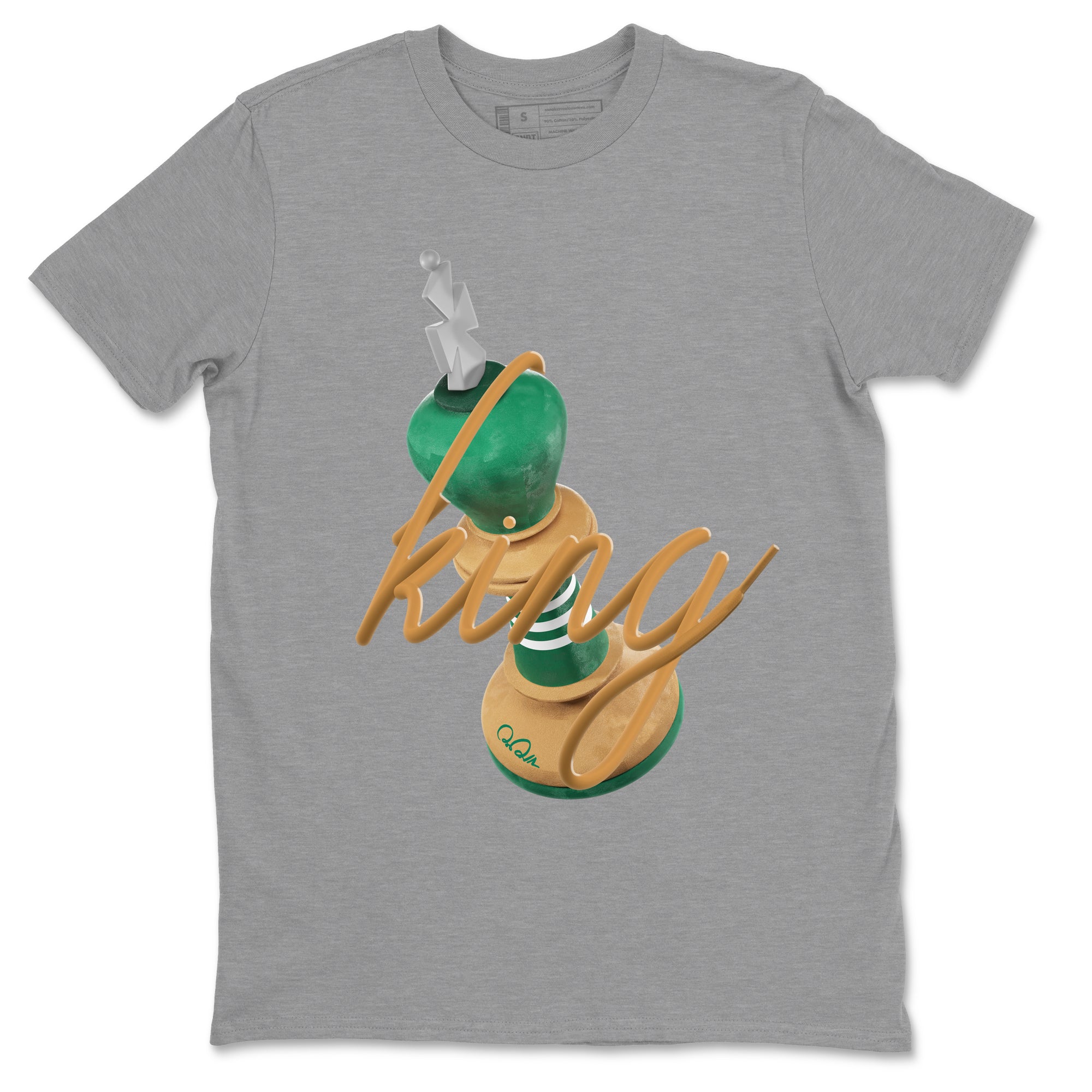 3D King snkmatch Tee - Samba Collegiate Green Gum