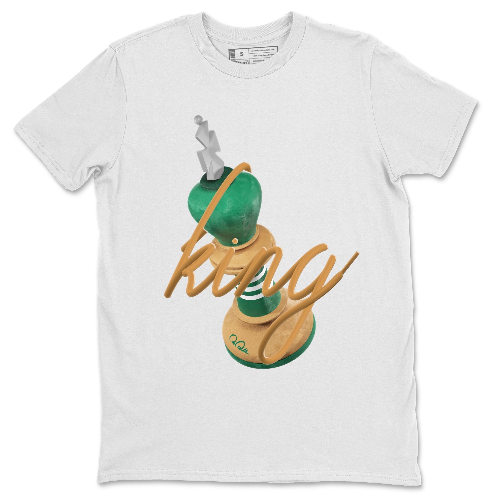 3D King snkmatch Tee - Samba Collegiate Green Gum