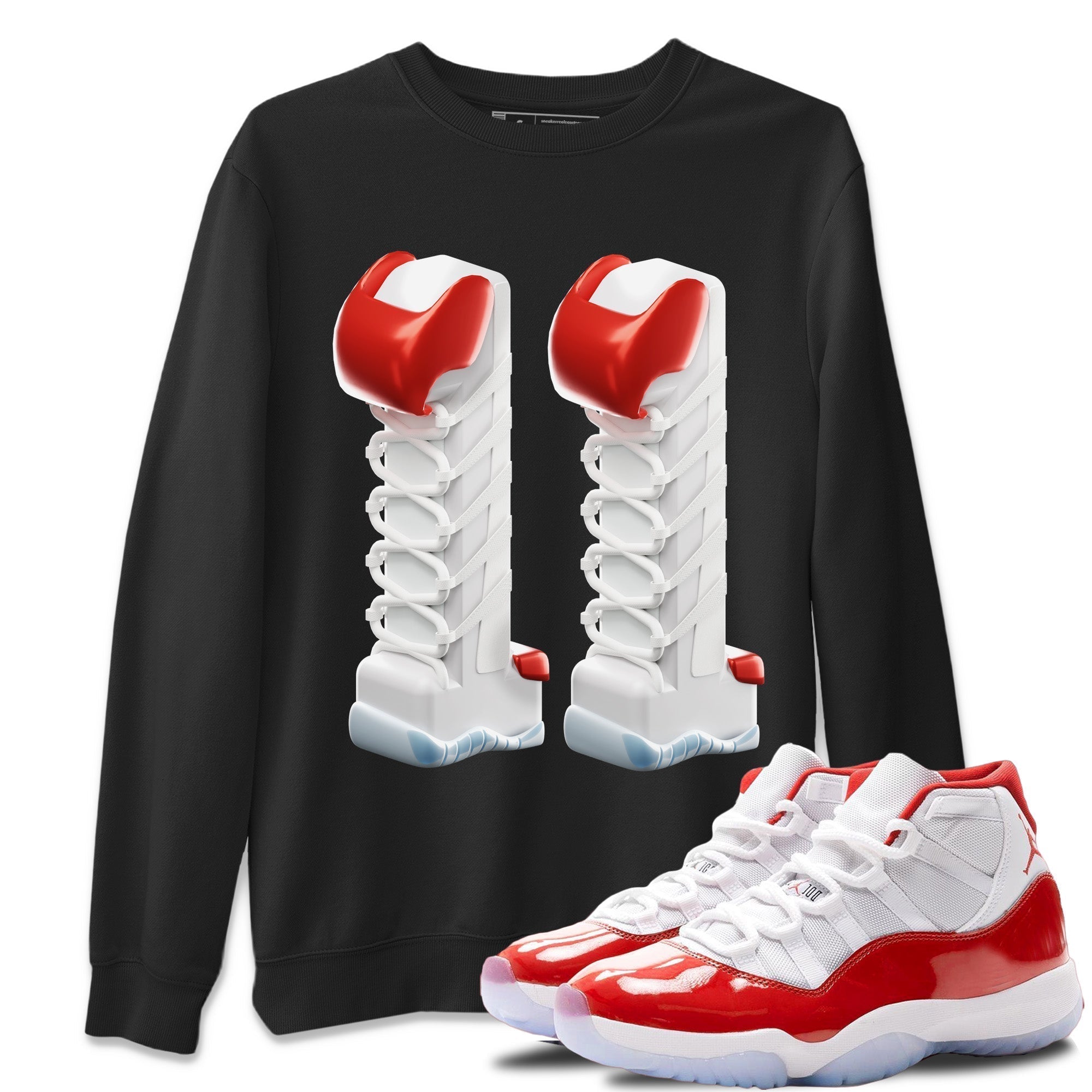 3D Number 11 Unisex Tops - Air Jordan 11 Cherry