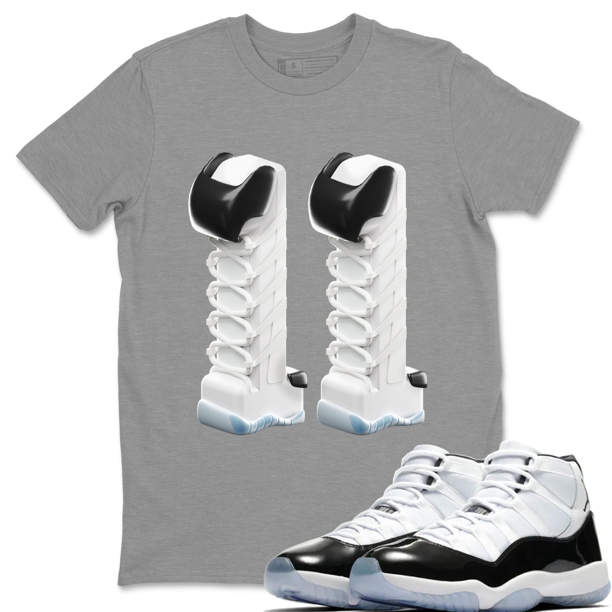 3D Number 11 Unisex Tops - Air Jordan 11 Concord