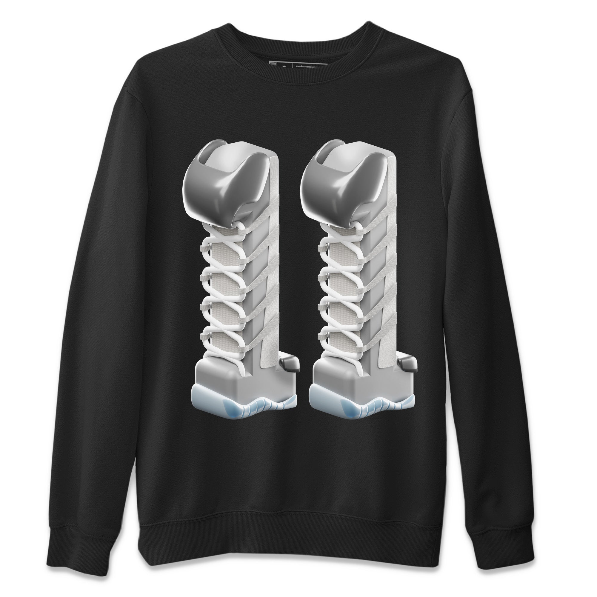 3D Number 11 Unisex Tops - Air Jordan 11 Cool Grey