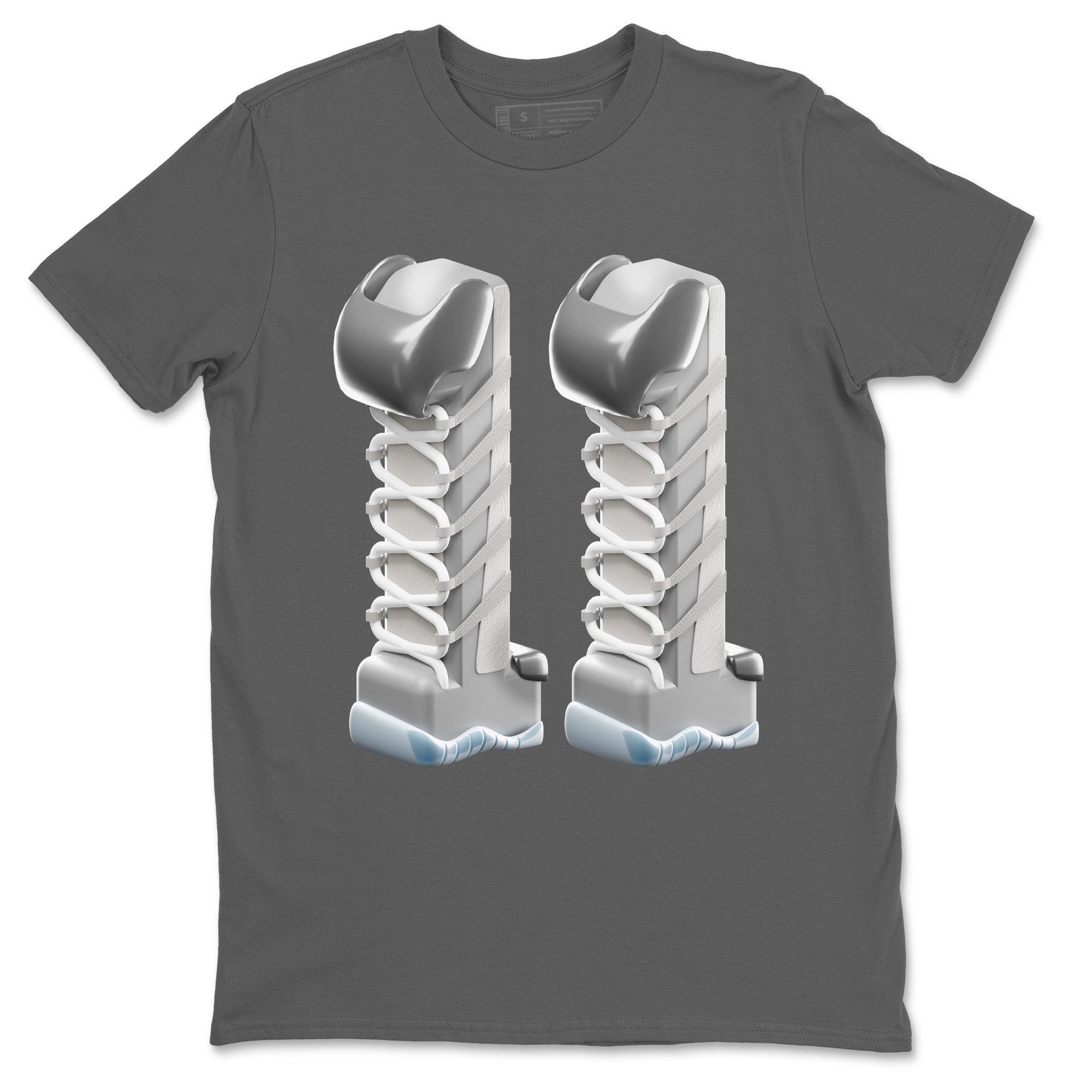 3D Number 11 Unisex Tops - Air Jordan 11 Cool Grey