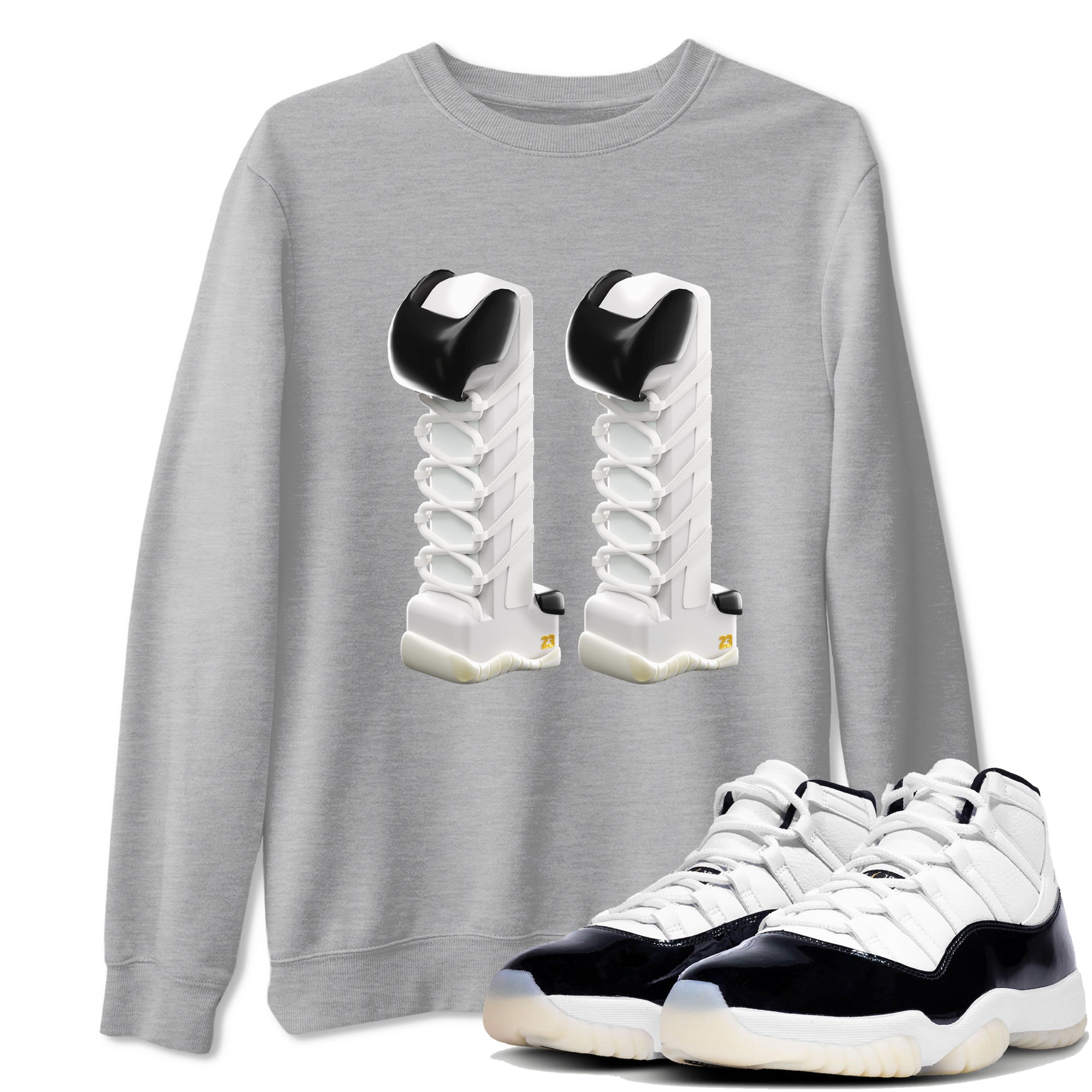 3D Number 11 snkmatch Tee - Air Jordan 11 Gratitude