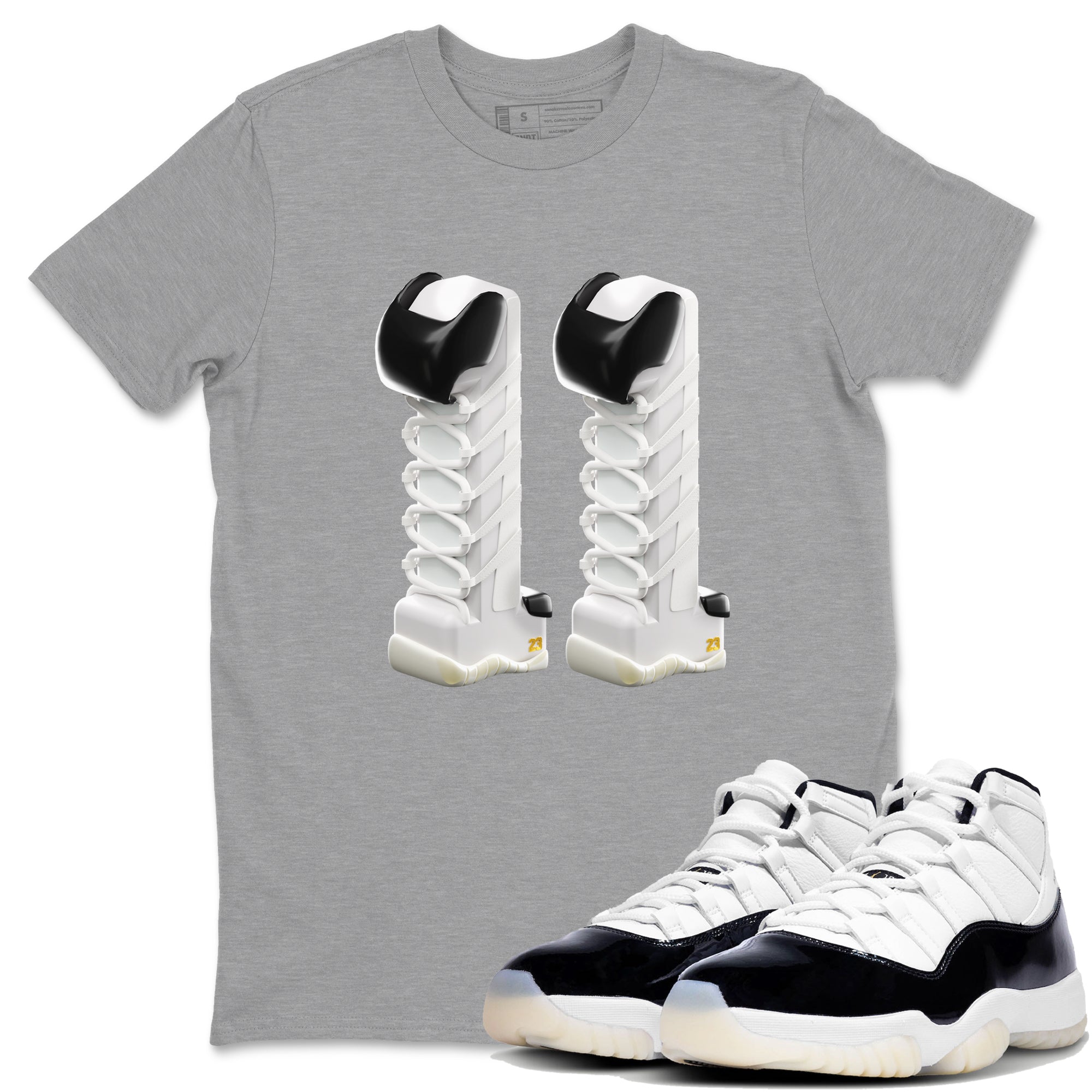 3D Number 11 snkmatch Tee - Air Jordan 11 Gratitude