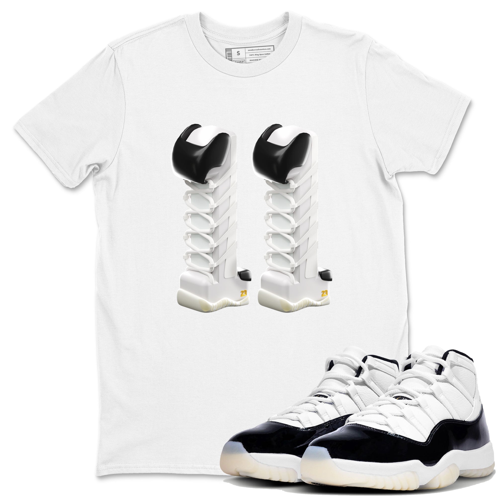 3D Number 11 snkmatch Tee - Air Jordan 11 Gratitude