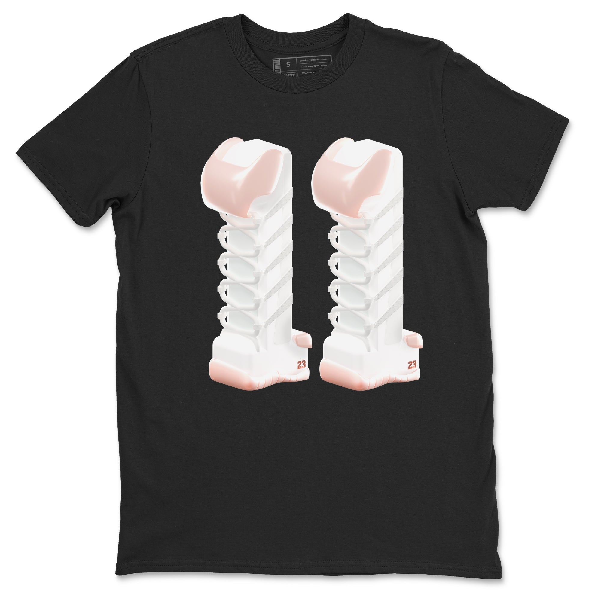 3D Number 11 snkmatch Tees - Air Jordan 11 Legend Pink
