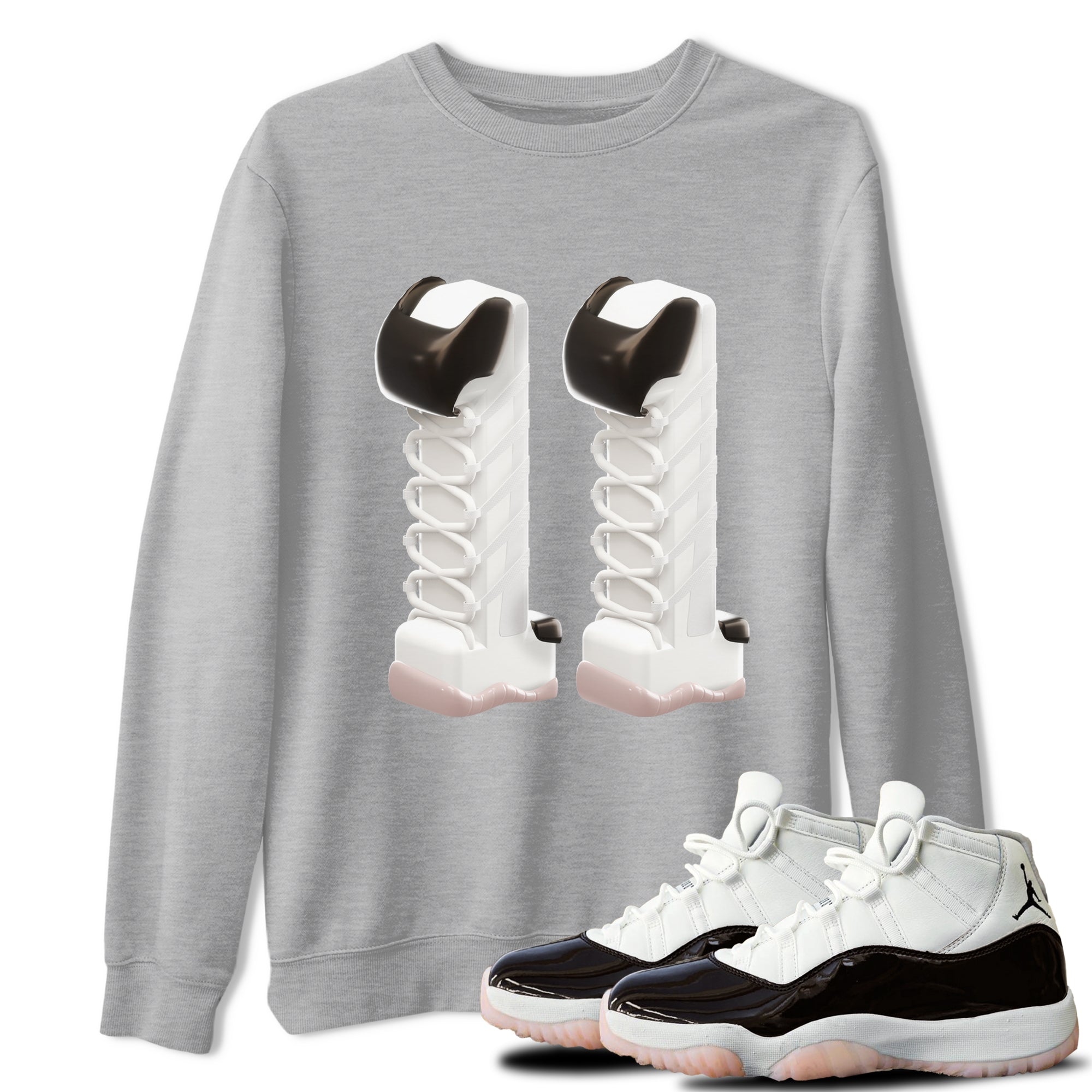 3D Number 11 snkmatch Tee - Air Jordan 11 Neapolitan
