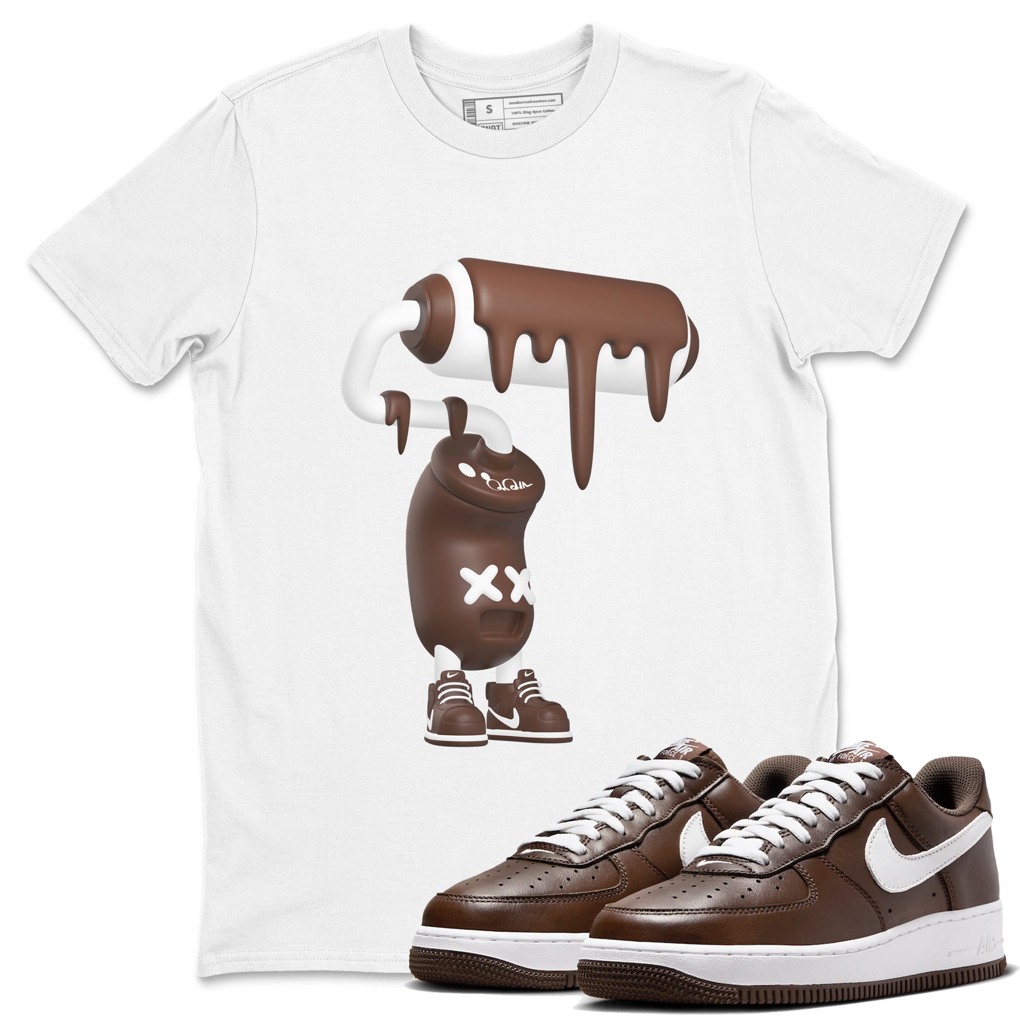 3D Paint Roller snkmatch Tee - Air Force 1 Chocolate