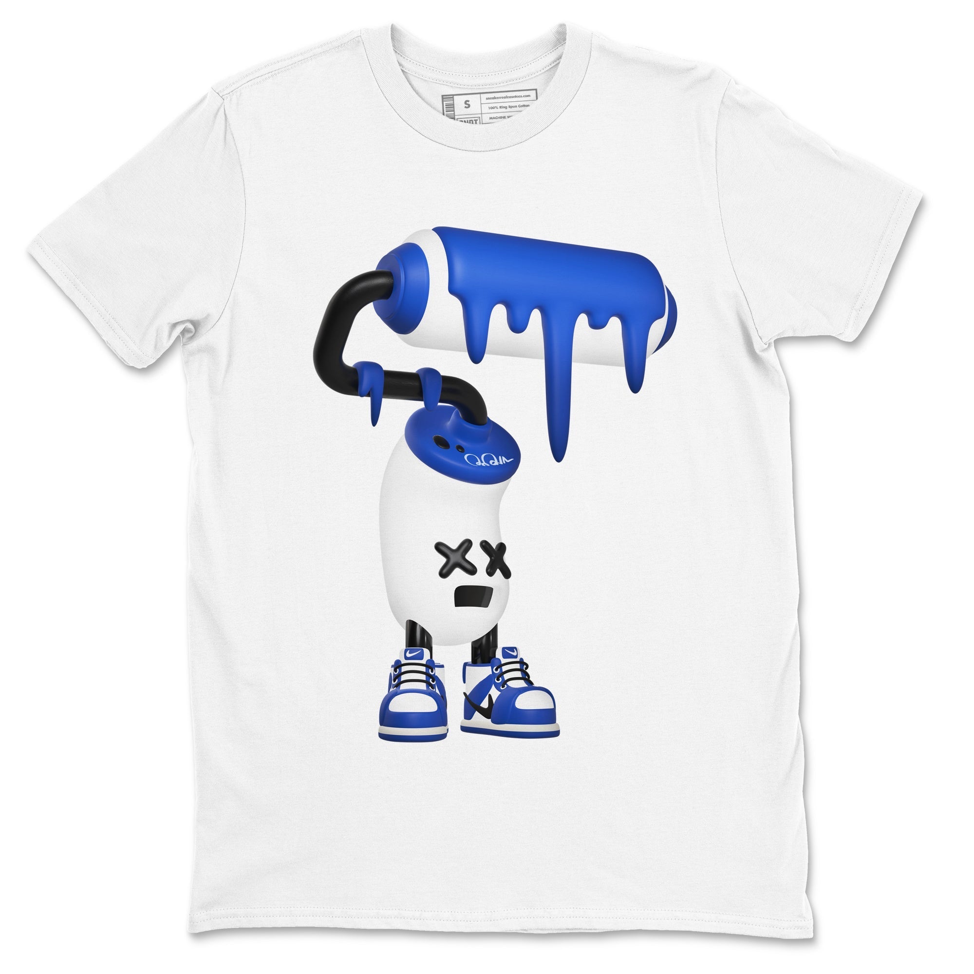 3D Paint Roller snkmatch Tees - Air Jordan 1 Game Royal