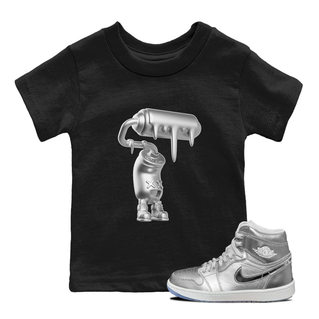 3D Paint Roller snkmatch Tee Kids - Air Jordan 1 Gift Giving
