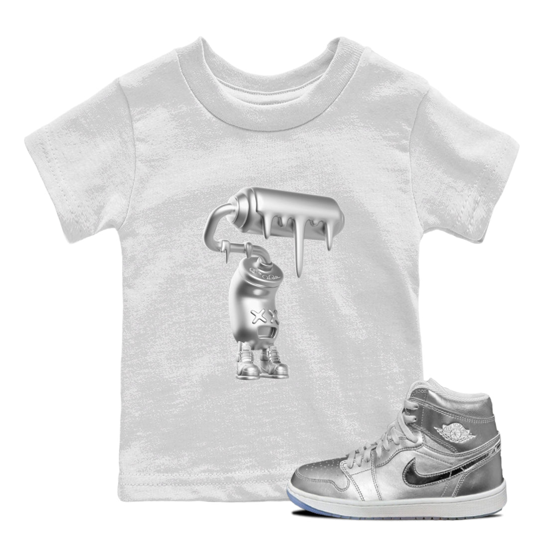 3D Paint Roller snkmatch Tee Kids - Air Jordan 1 Gift Giving
