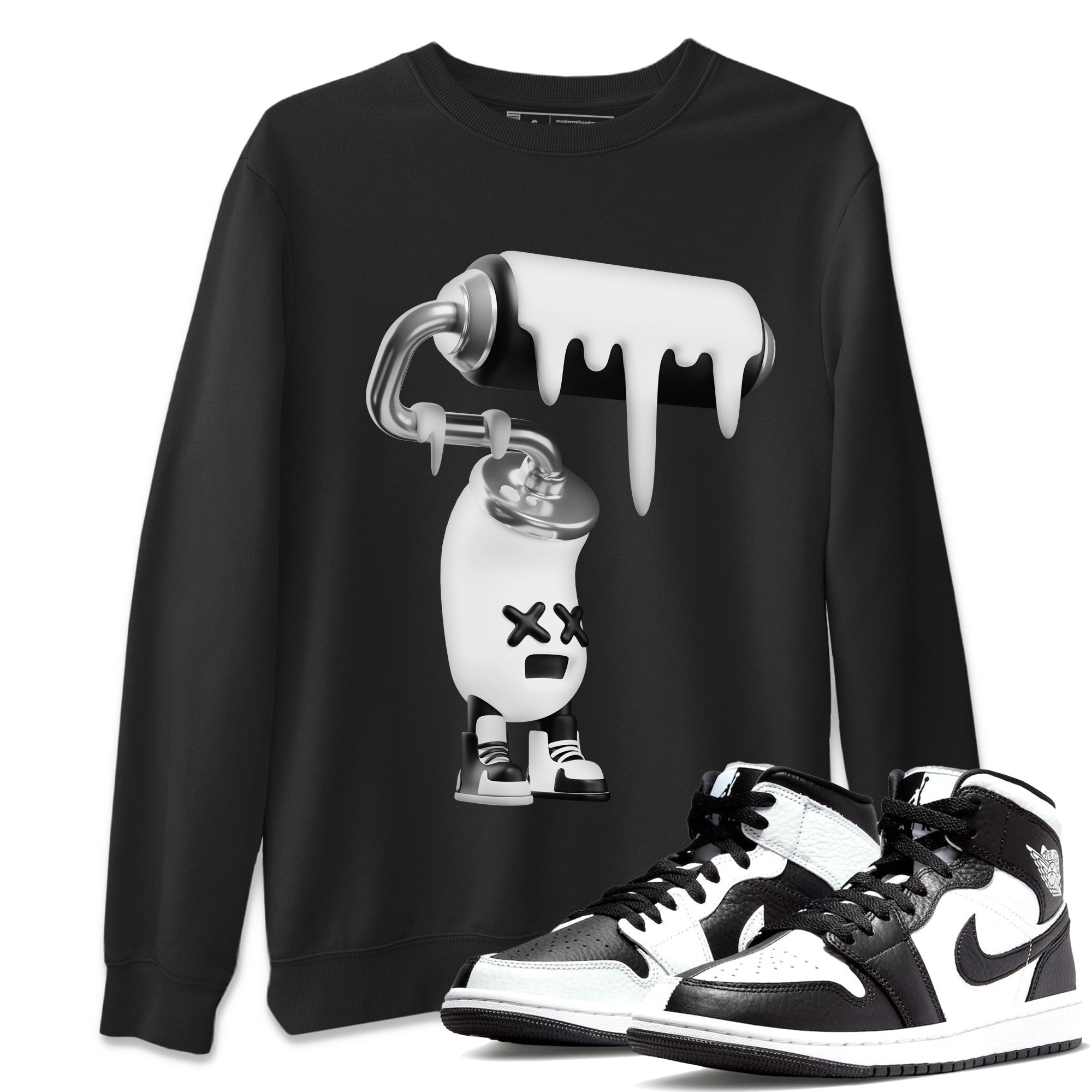 3D Paint Roller Unisex Tops - Air Jordan 1 Homage