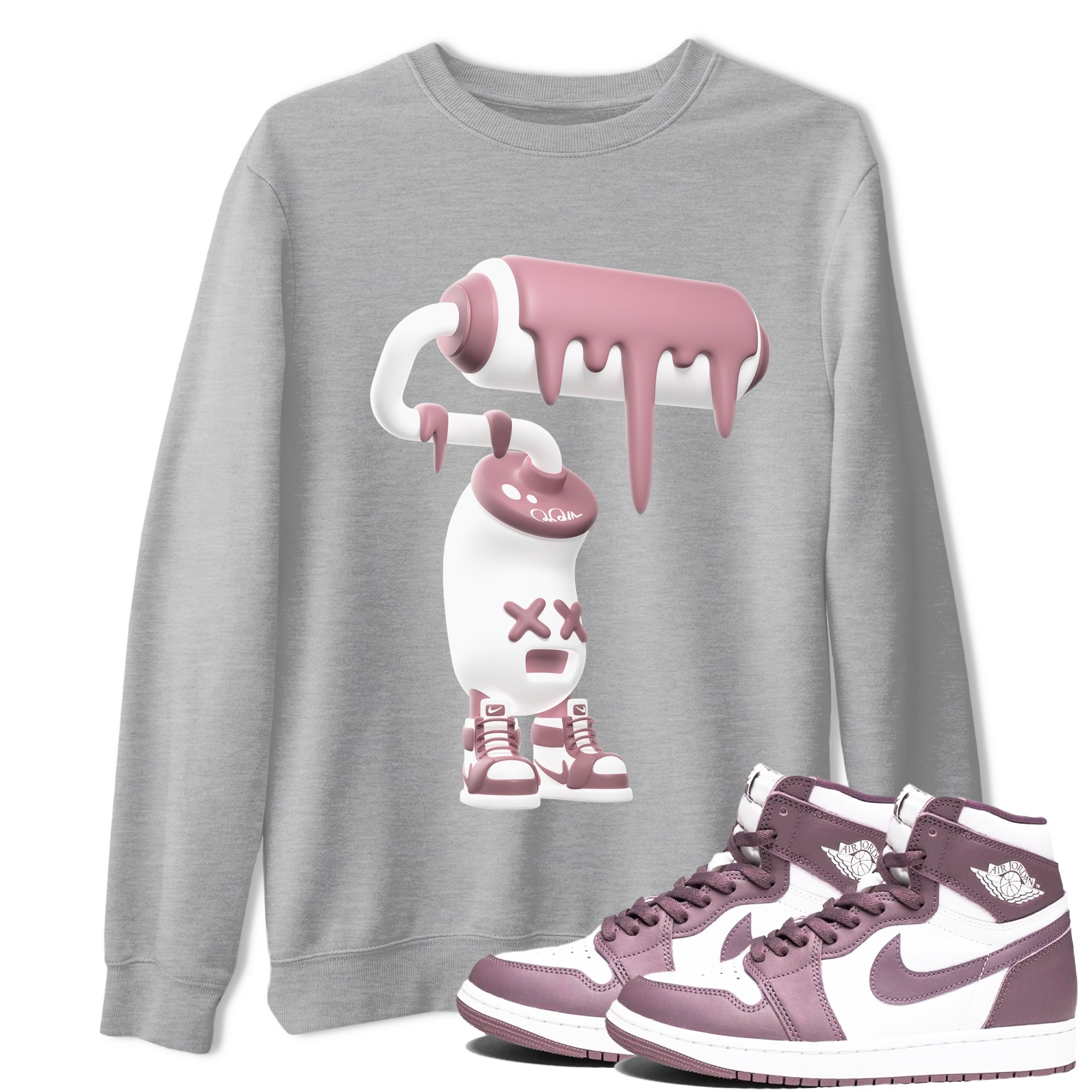 3D Paint Roller snkmatch Tee - Air Jordan 1 Mauve