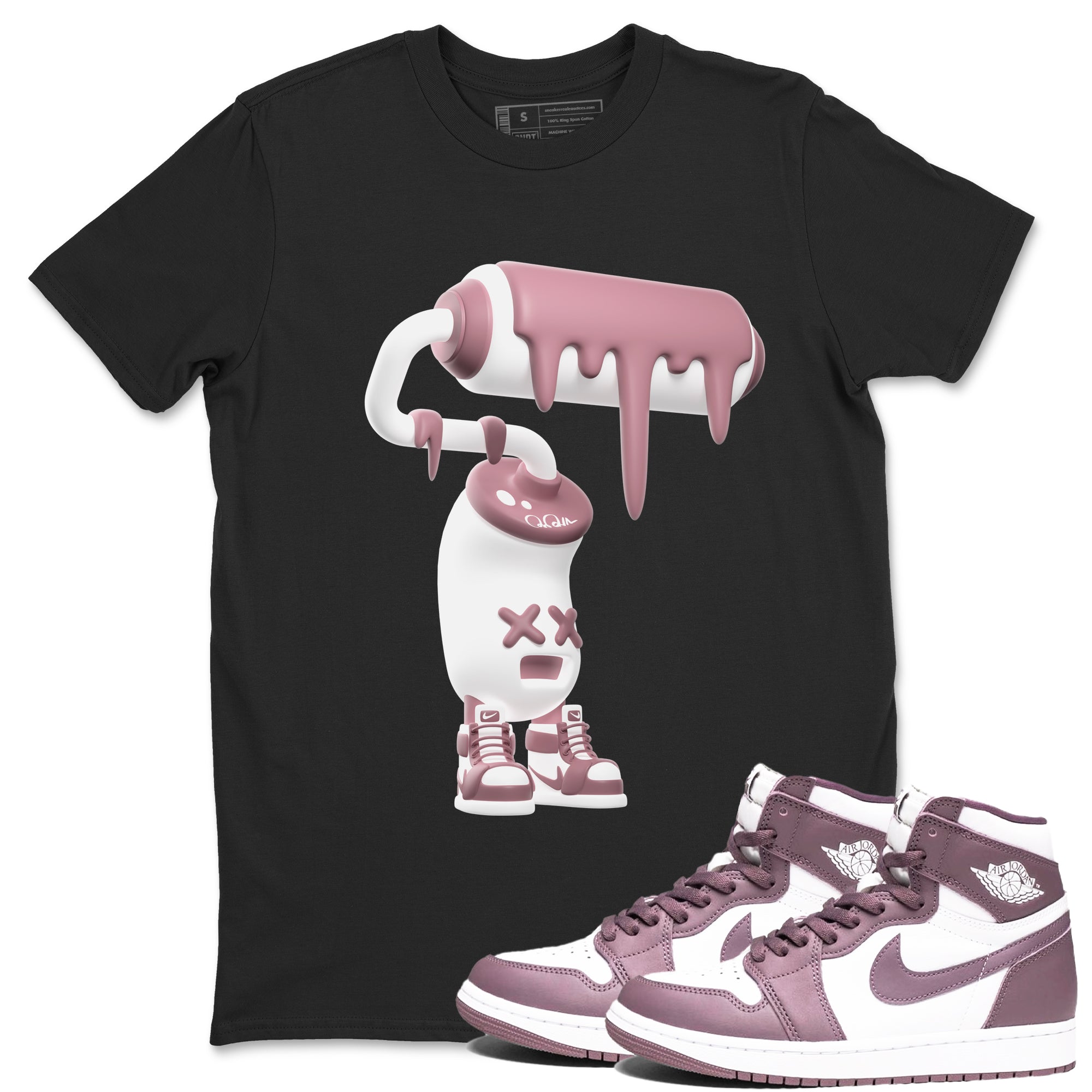 3D Paint Roller snkmatch Tee - Air Jordan 1 Mauve