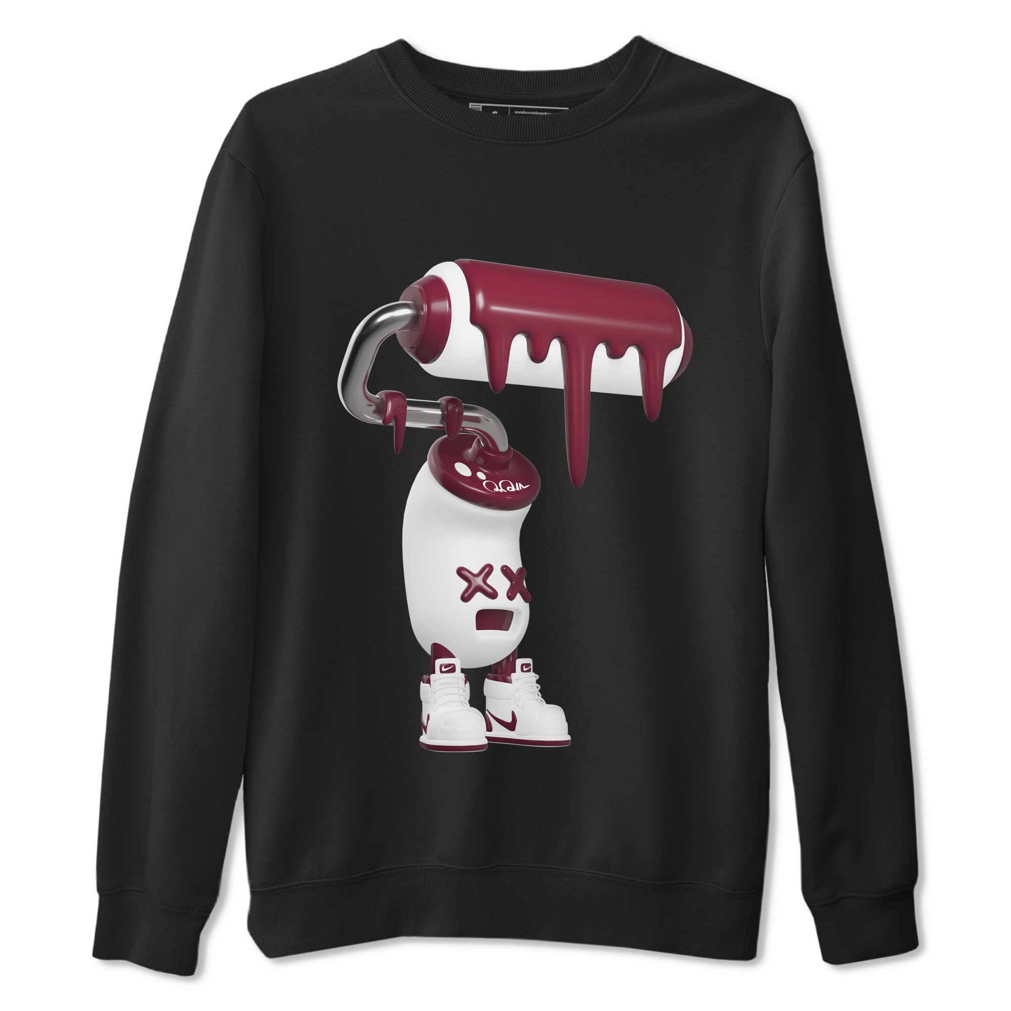 3D Paint Roller snkmatch Tee - Air Jordan 1 Metallic Burgundy