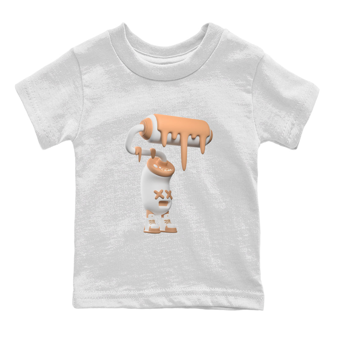 3D Paint Roller snkmatch Tee Kids - Air Jordan 1 Praline