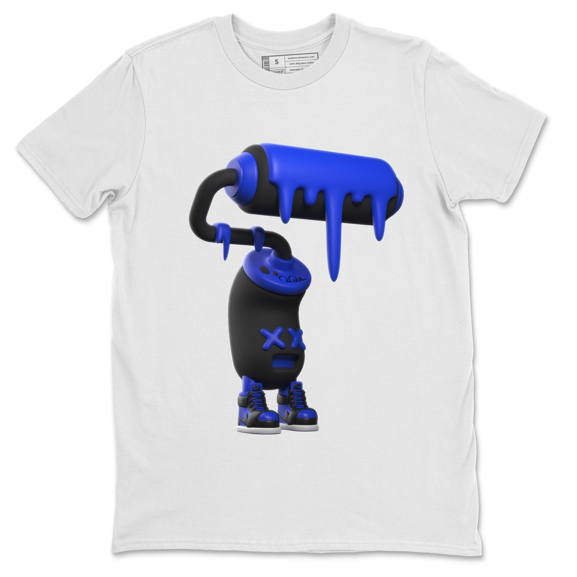 3D Paint Roller snkmatch Tee - Air Jordan 1 Royal Reimagined