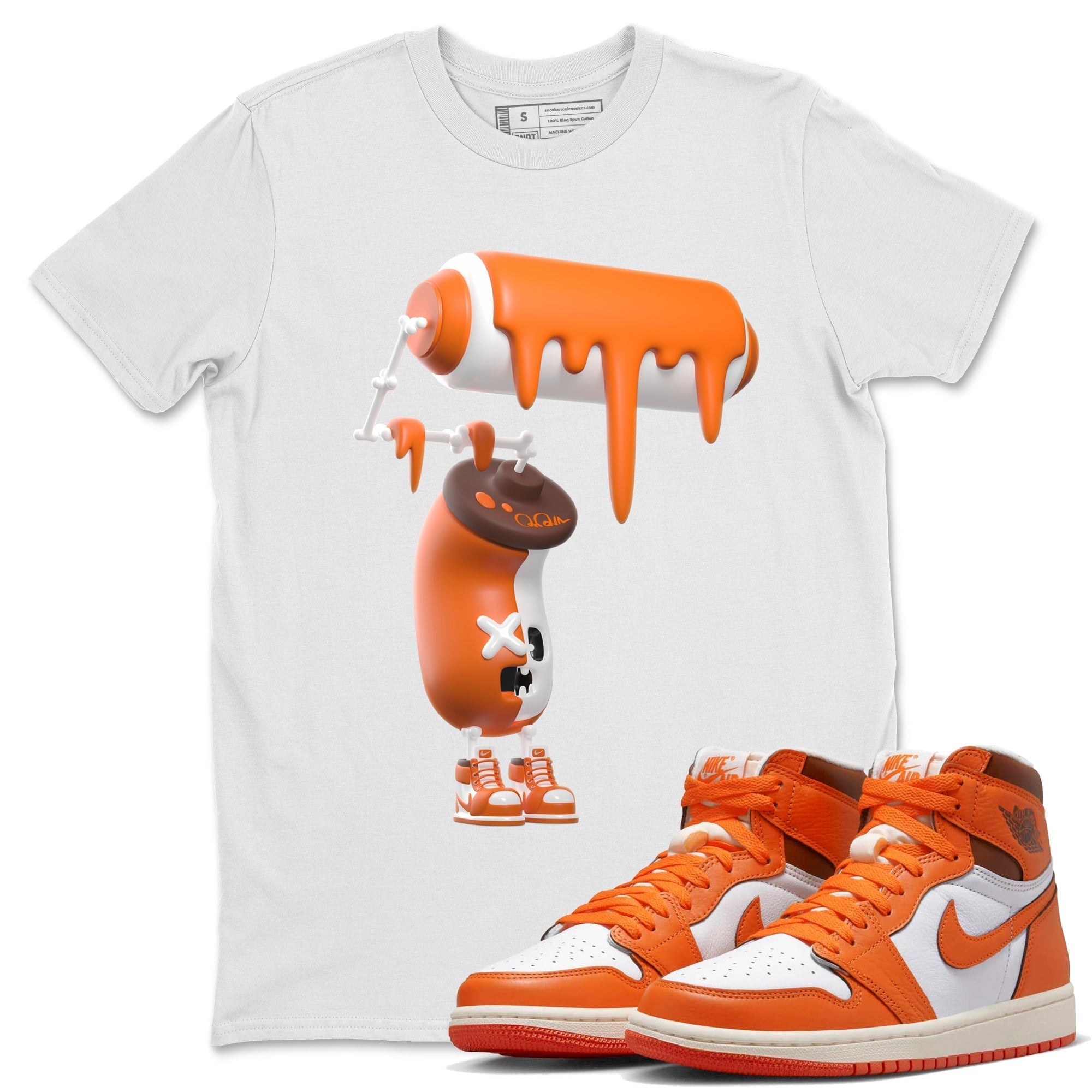 3D Paint Roller snkmatch Tee - Air Jordan 1 Starfish