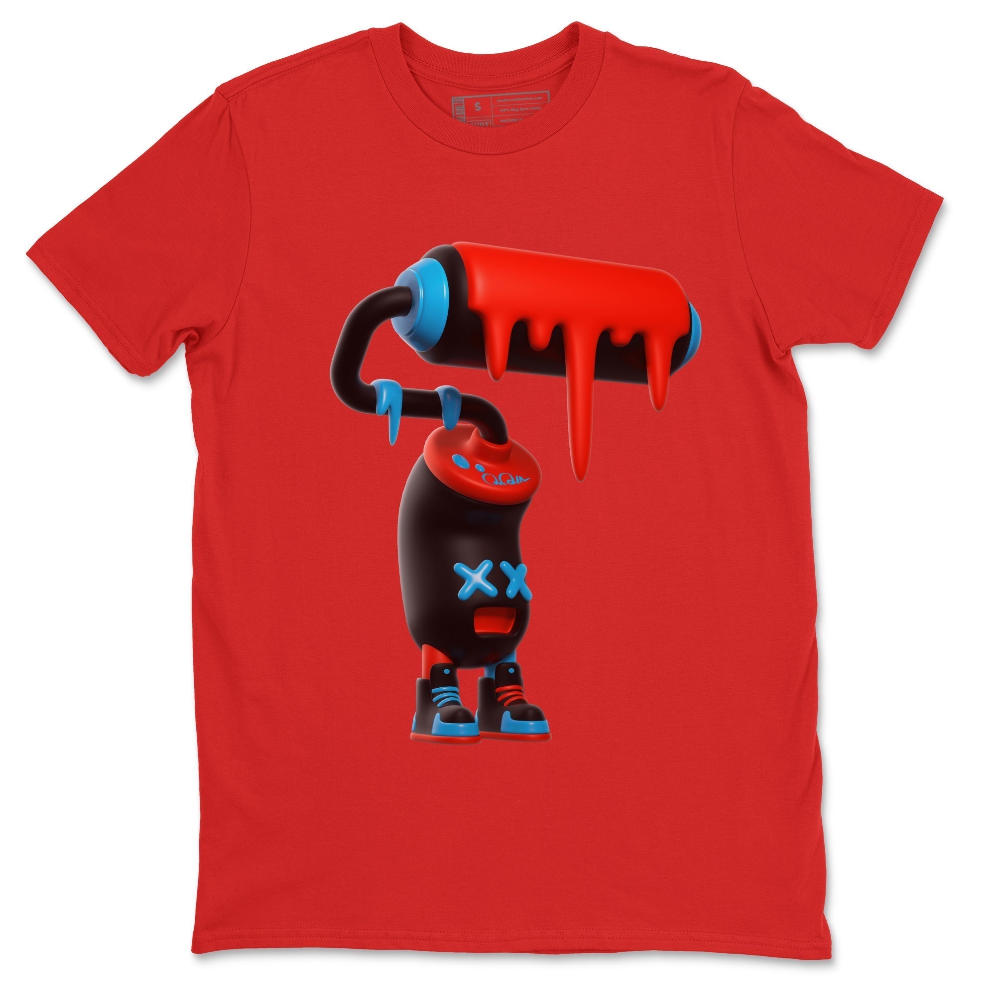 3D Paint Roller Unisex Tops - Air Jordan 1 UNC to Chicago