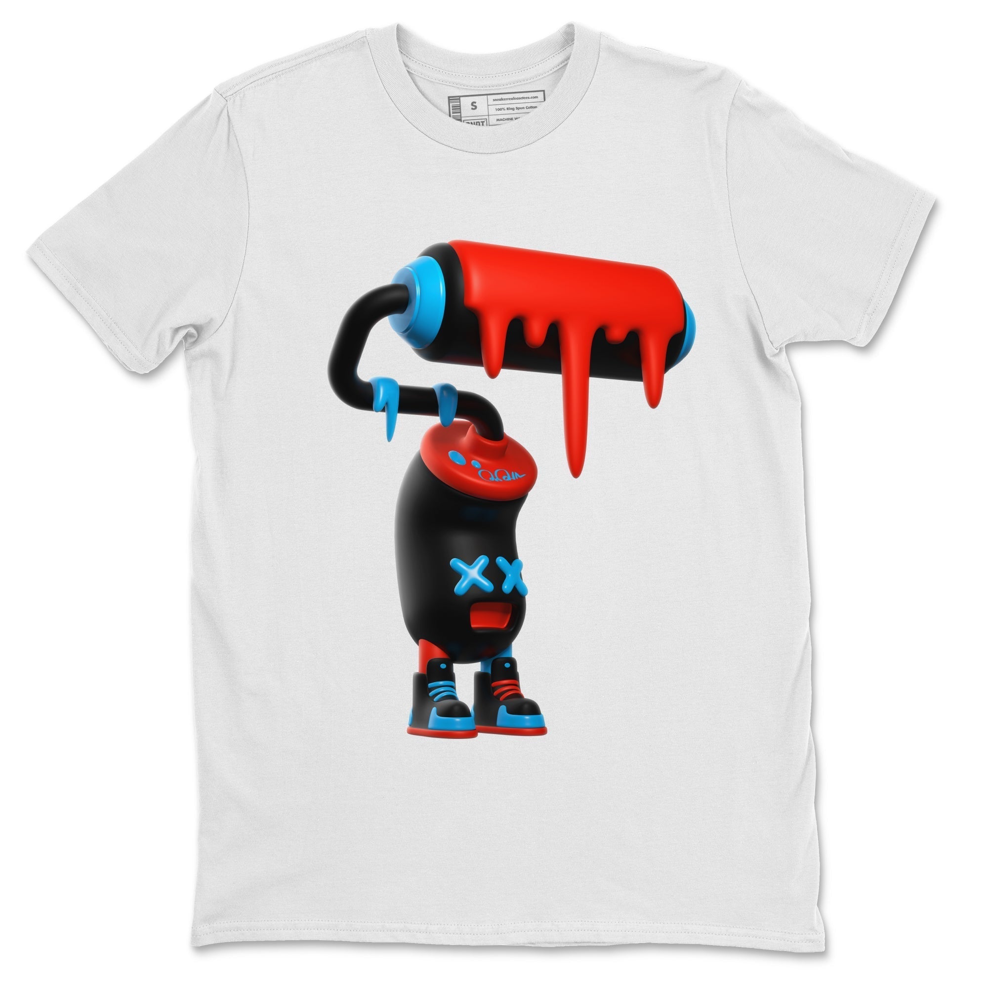 3D Paint Roller Unisex Tops - Air Jordan 1 UNC to Chicago