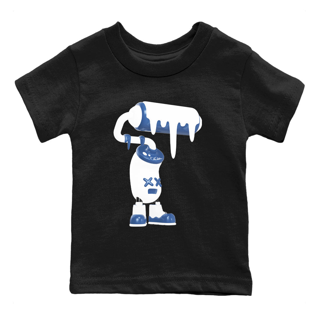 3D Paint Roller snkmatch Tees Kids - Air Jordan 11 Diffused Blue
