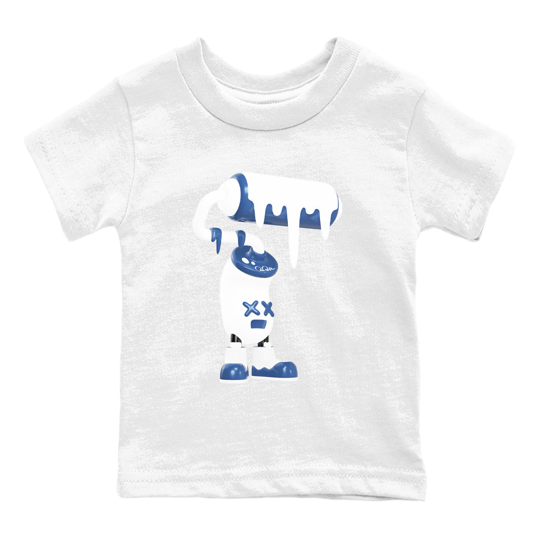 3D Paint Roller snkmatch Tees Kids - Air Jordan 11 Diffused Blue