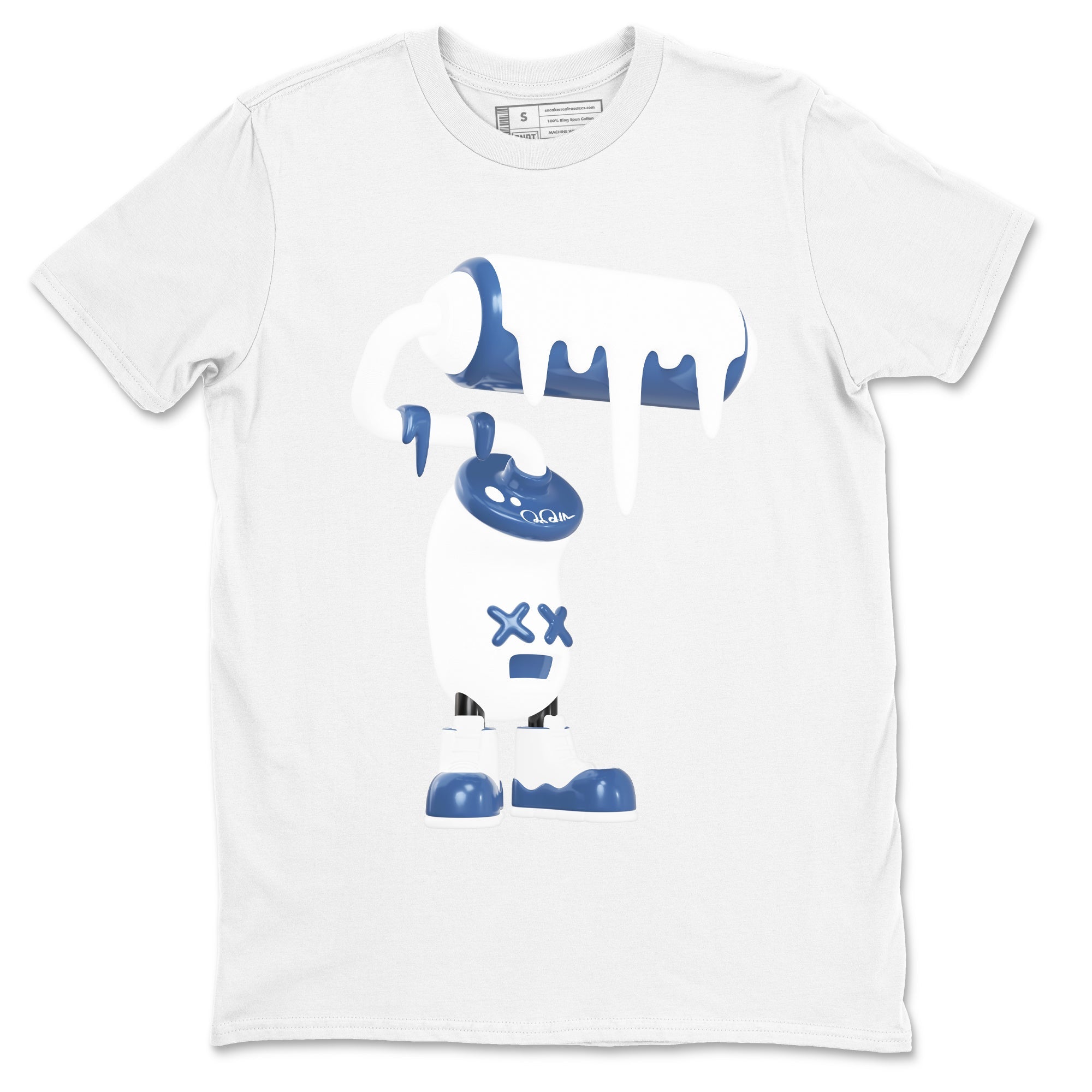 3D Paint Roller snkmatch Tees - Air Jordan 11 Diffused Blue