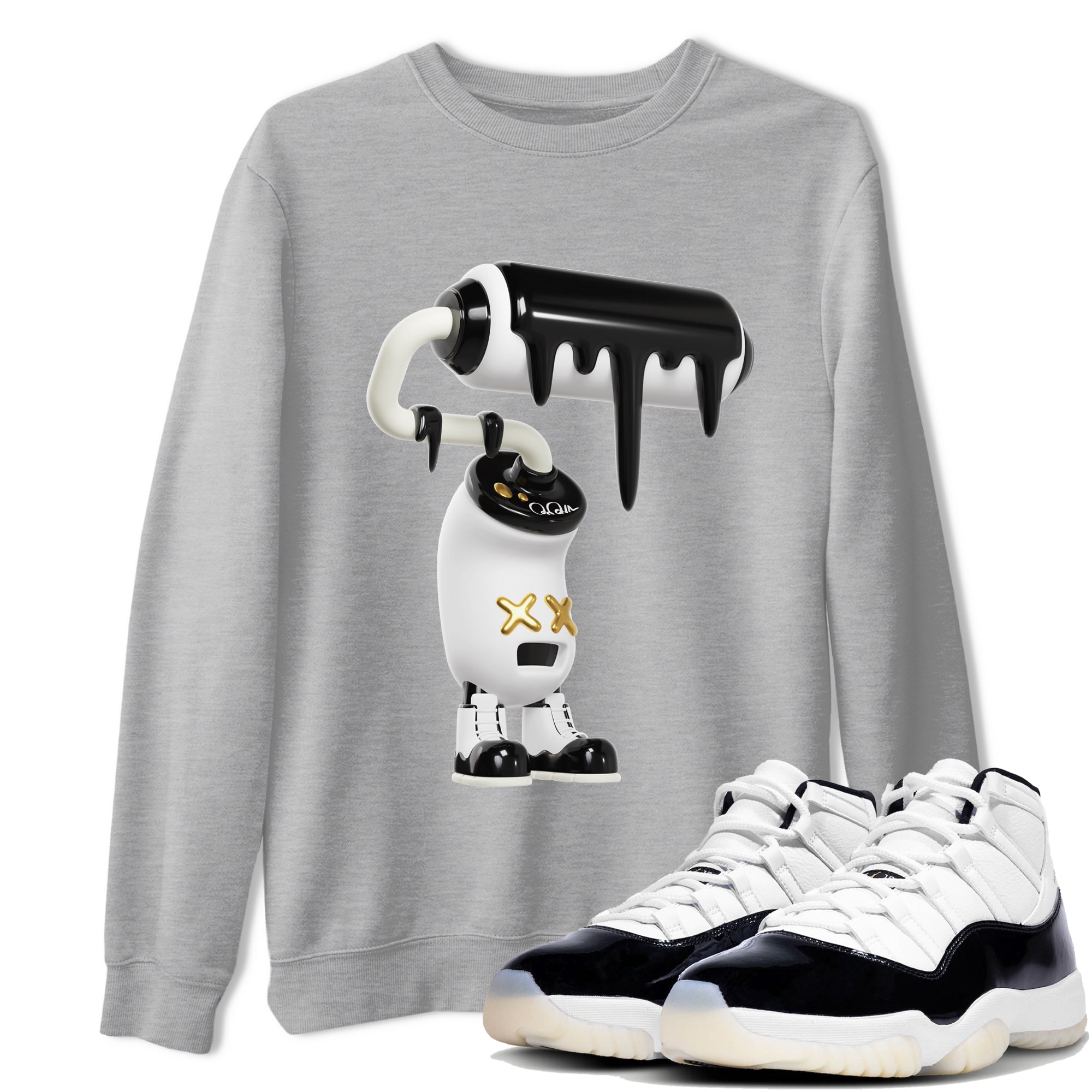 3D Paint Roller snkmatch Tee - Air Jordan 11 Gratitude