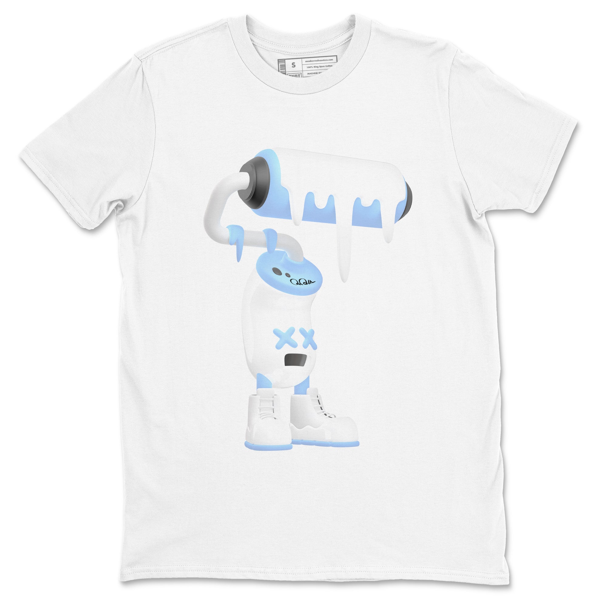 3D Paint Roller snkmatch Tees - Air Jordan 11 Legend Blue