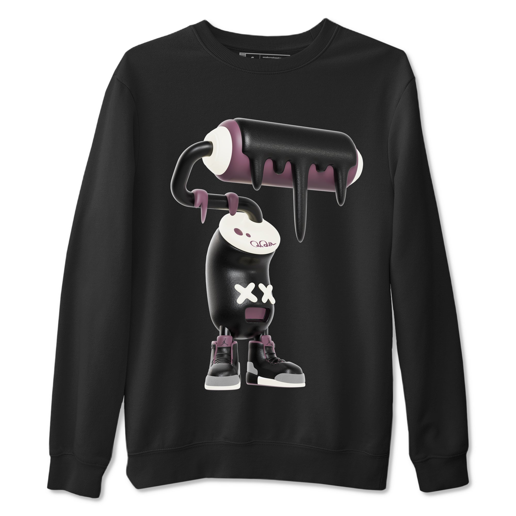 3D Paint Roller snkmatch Tees - Air Jordan 3 A Ma Maniere x Black