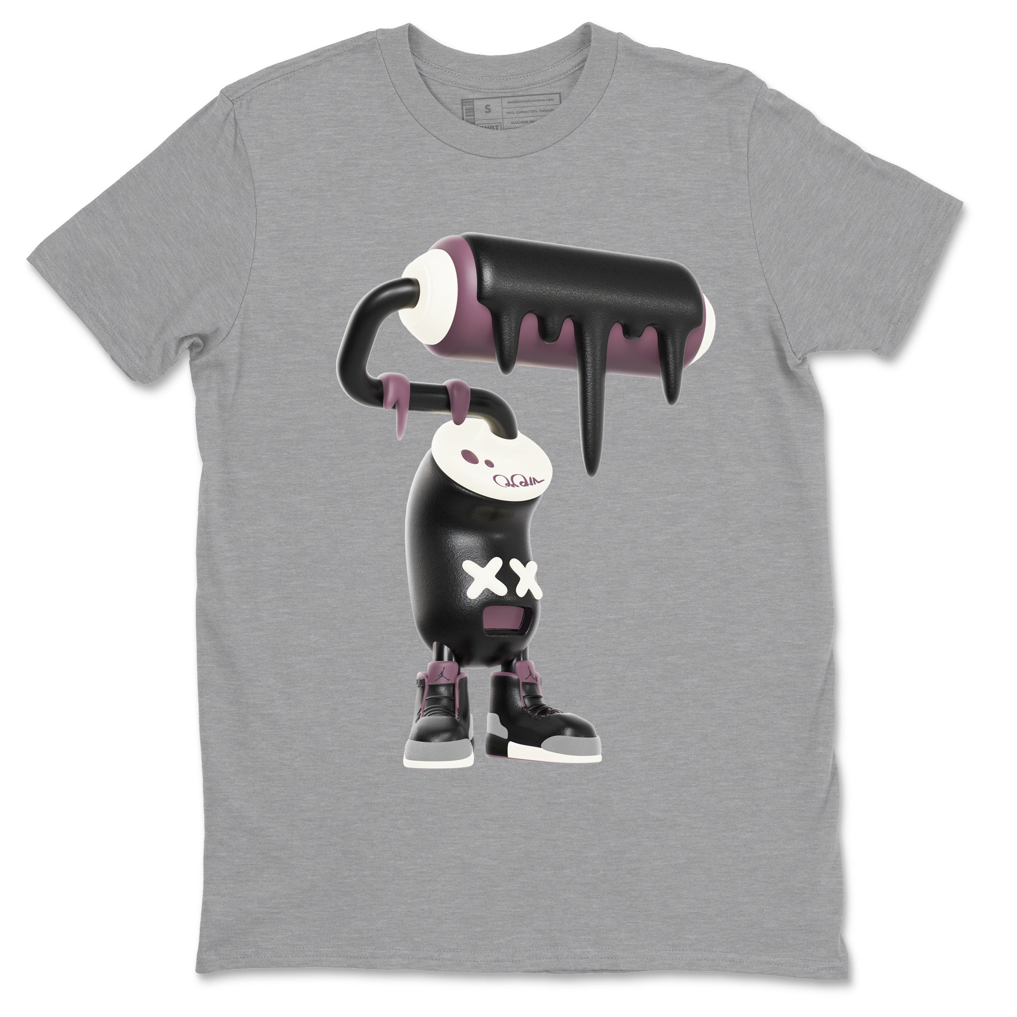 3D Paint Roller snkmatch Tees - Air Jordan 3 A Ma Maniere x Black