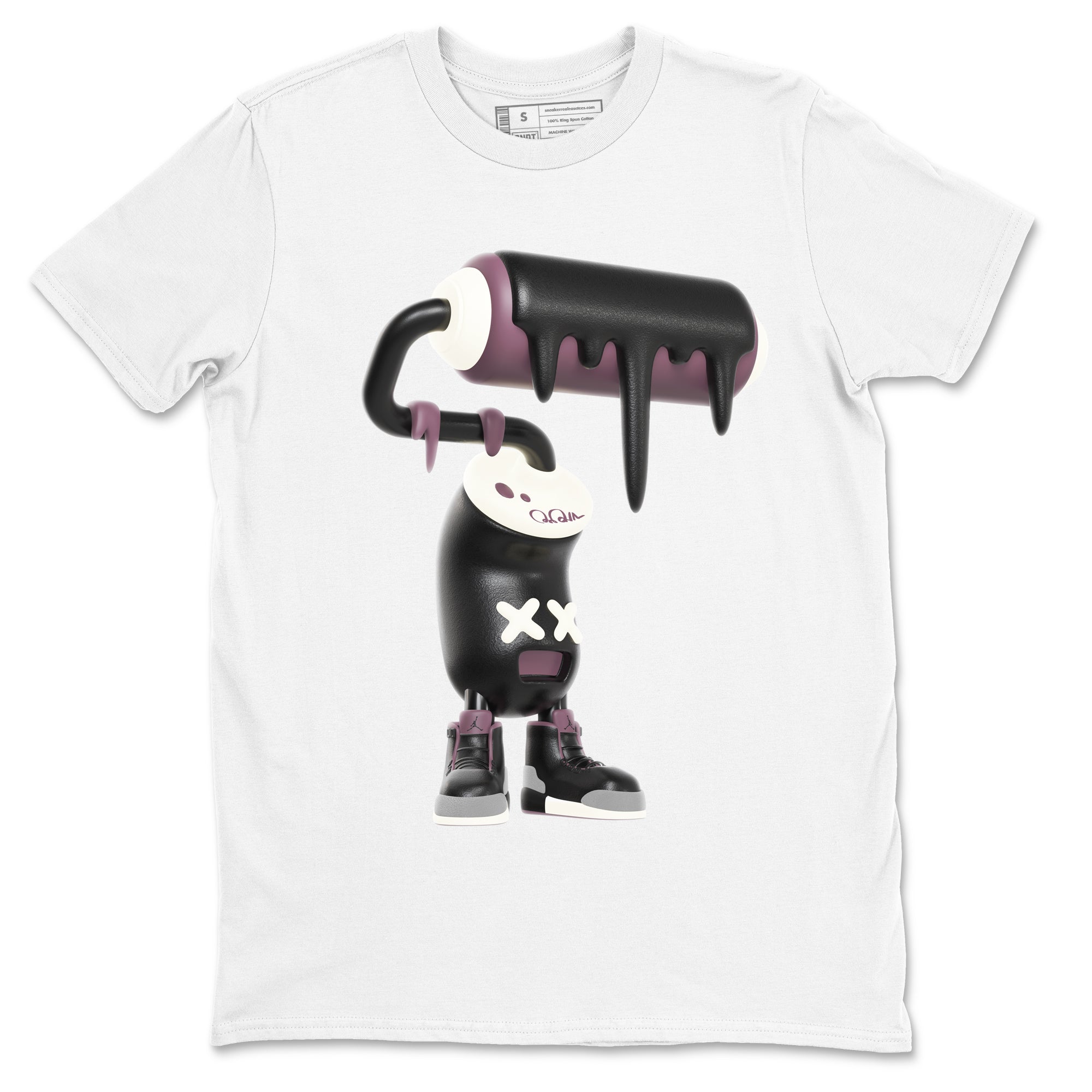 3D Paint Roller snkmatch Tees - Air Jordan 3 A Ma Maniere x Black