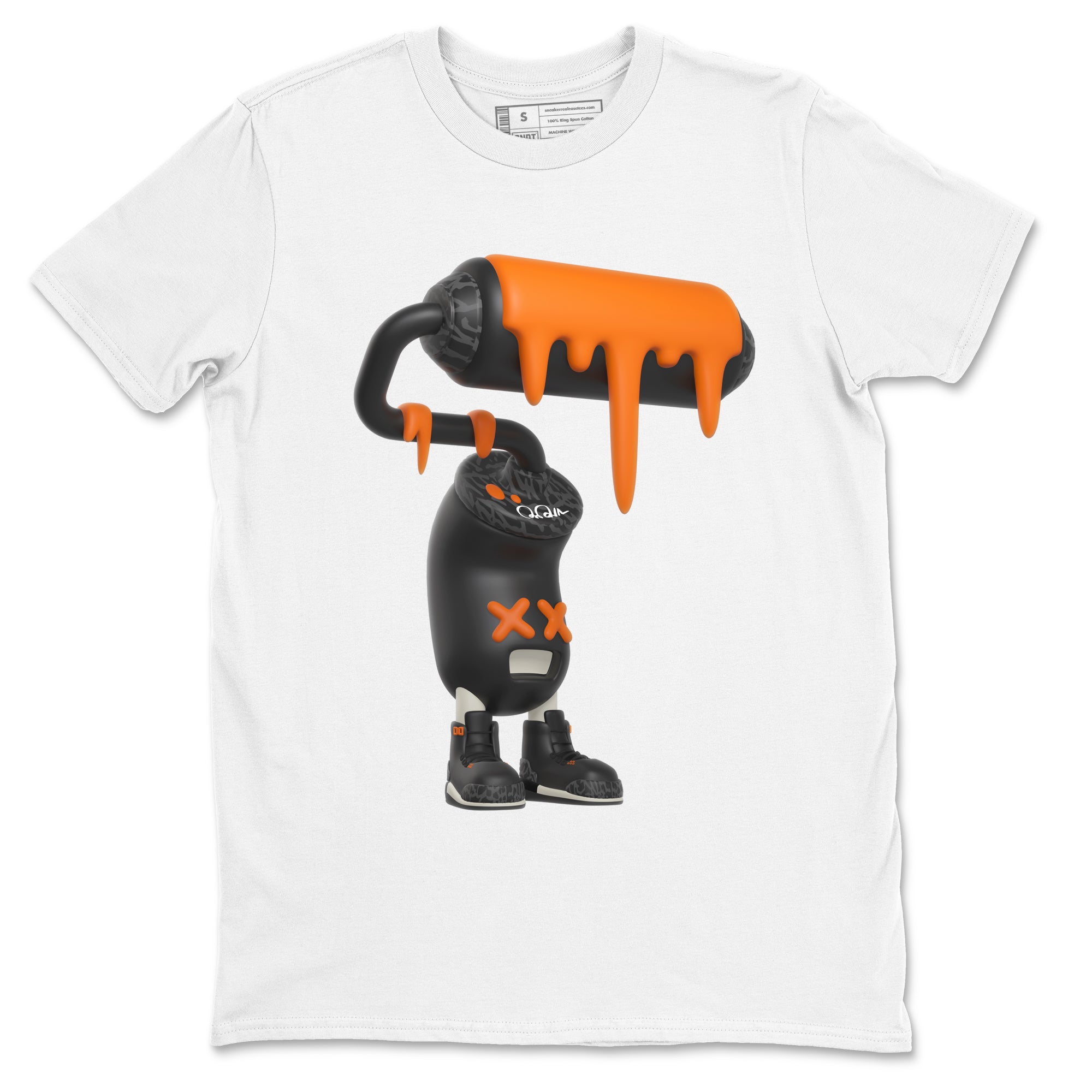 3D Paint Roller snkmatch Tee - Air Jordan 3 Fear