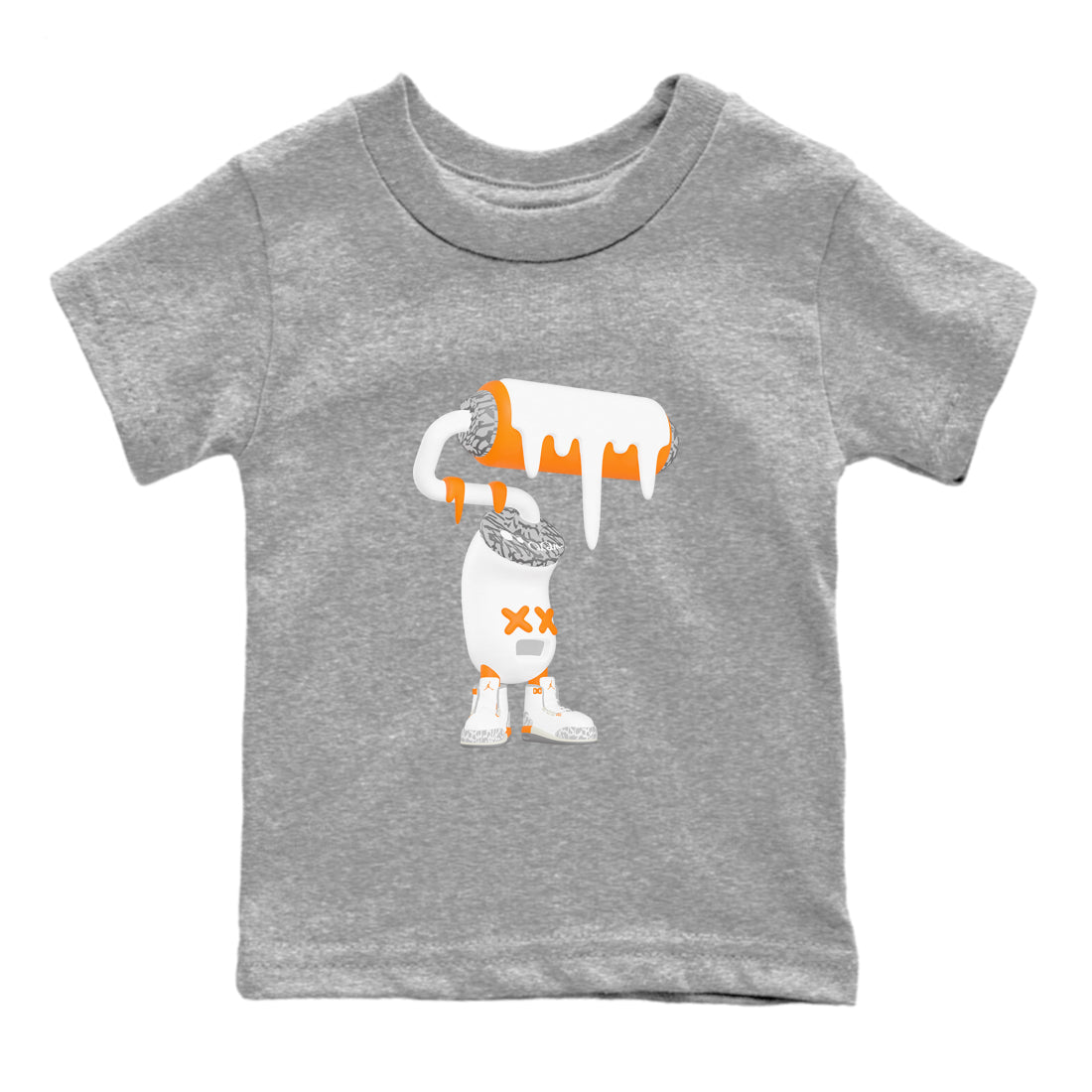 3D Paint Roller snkmatch Tees Kids - Air Jordan 3 Georgia Peach