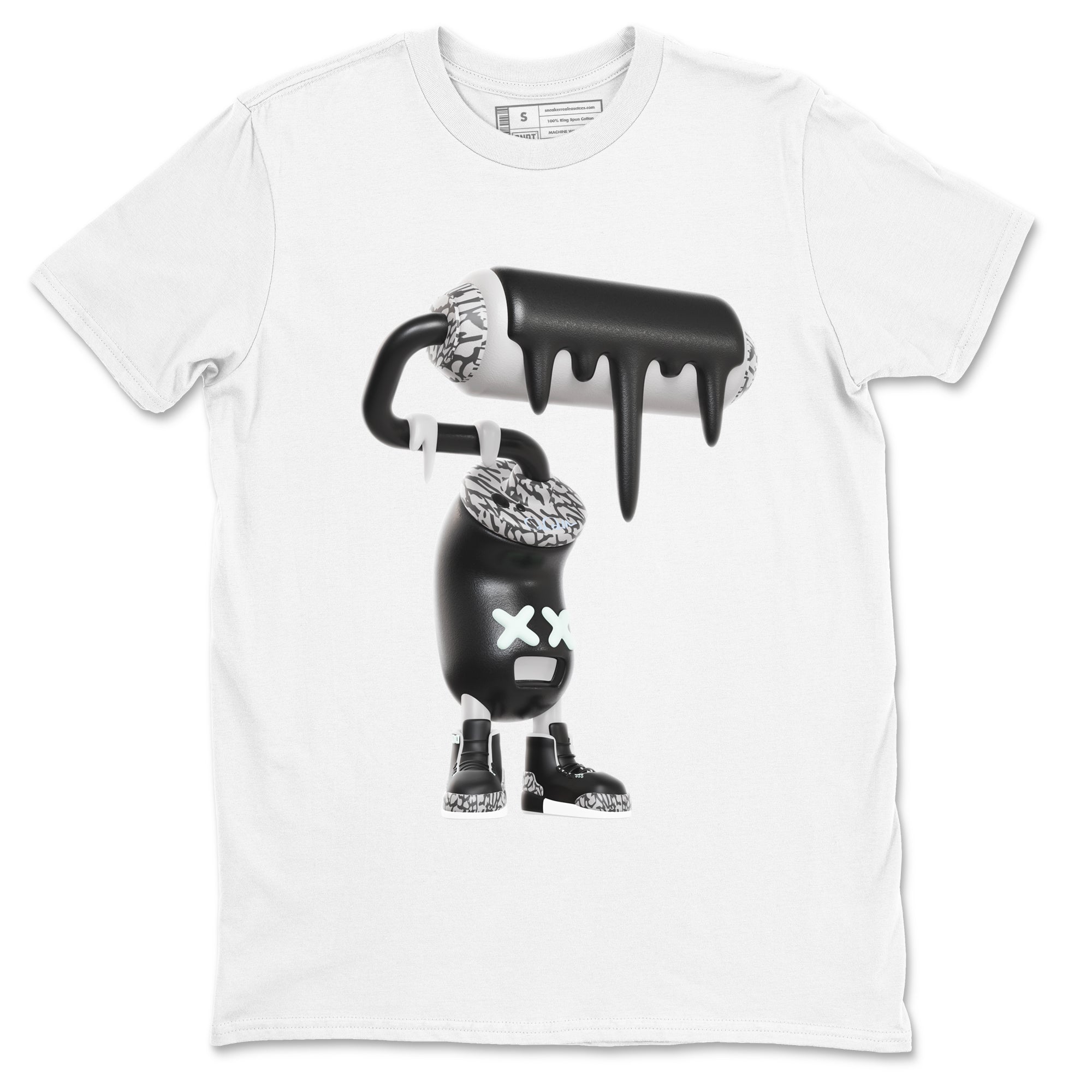 3D Paint Roller snkmatch Tees - Air Jordan 3 Green Glow