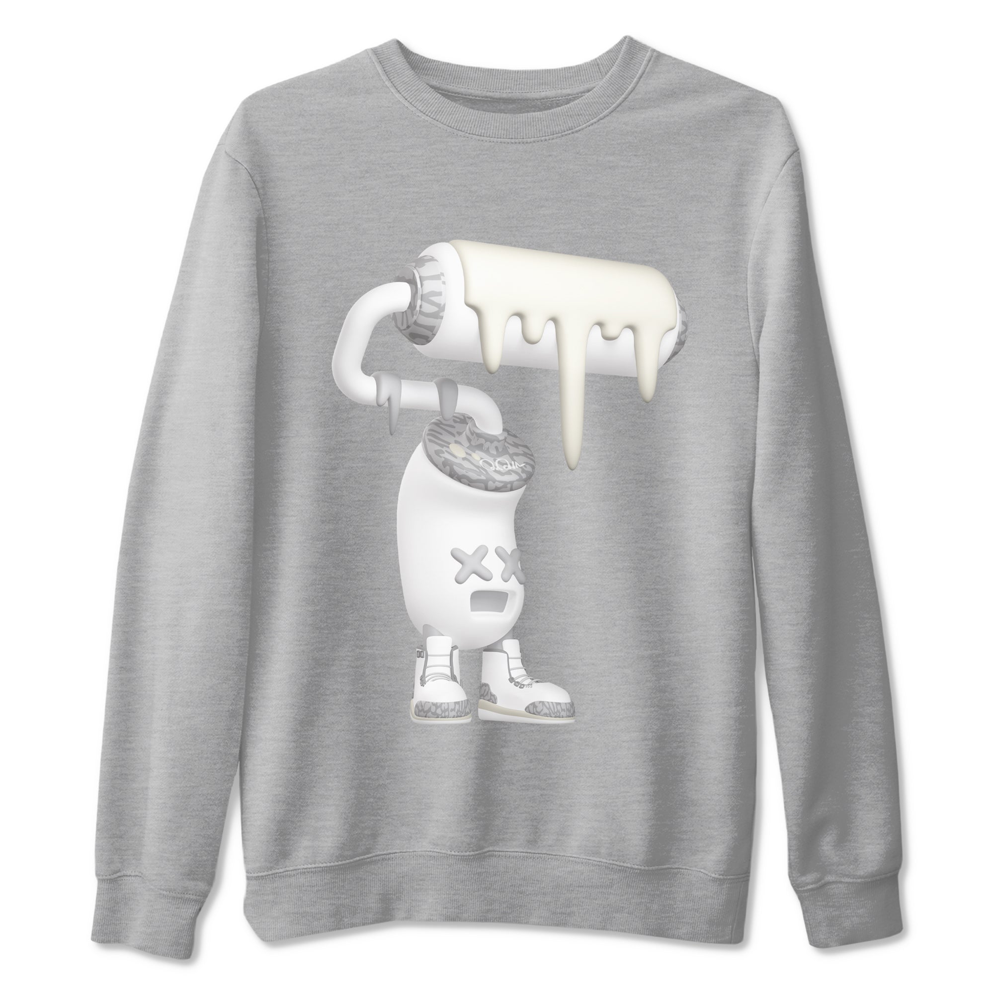 3D Paint Roller snkmatch Tees - Air Jordan 3 Ivory