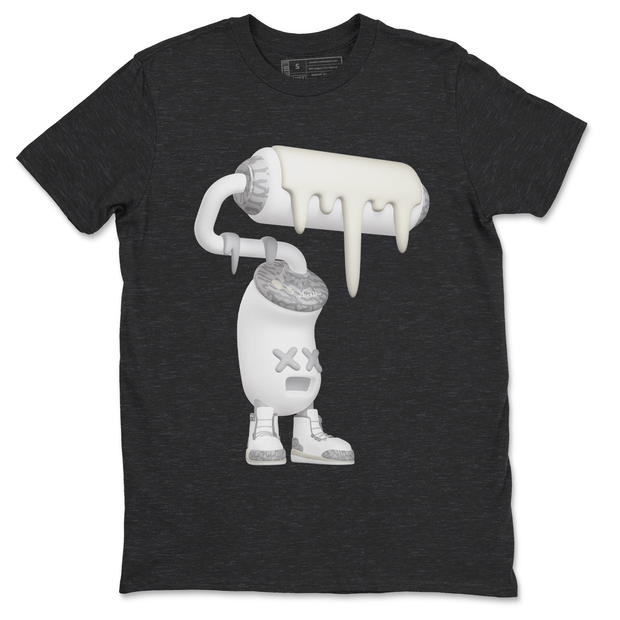 3D Paint Roller snkmatch Tees - Air Jordan 3 Ivory