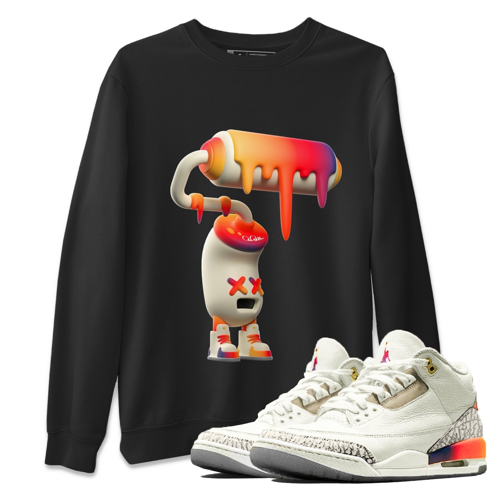 3D Paint Roller snkmatch Tee - Air Jordan 3 J Balvin